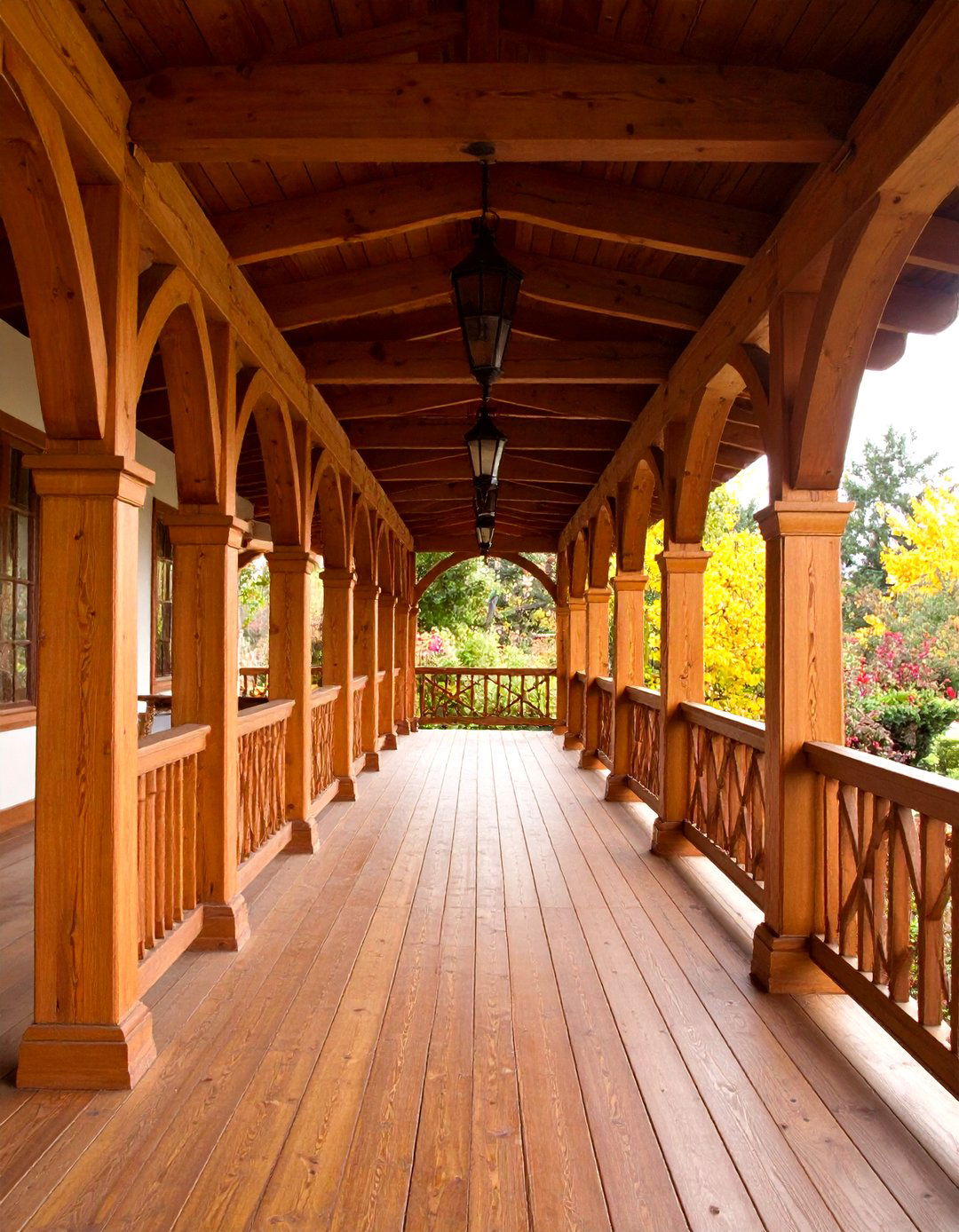 Porch Posts with Arched Braces - 30 porch post ideas