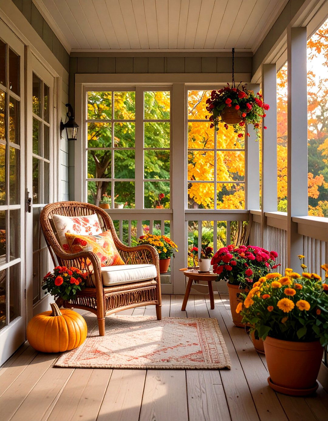 30 Bright Porch Sunroom Ideas for Your Home - We Love Home Blog