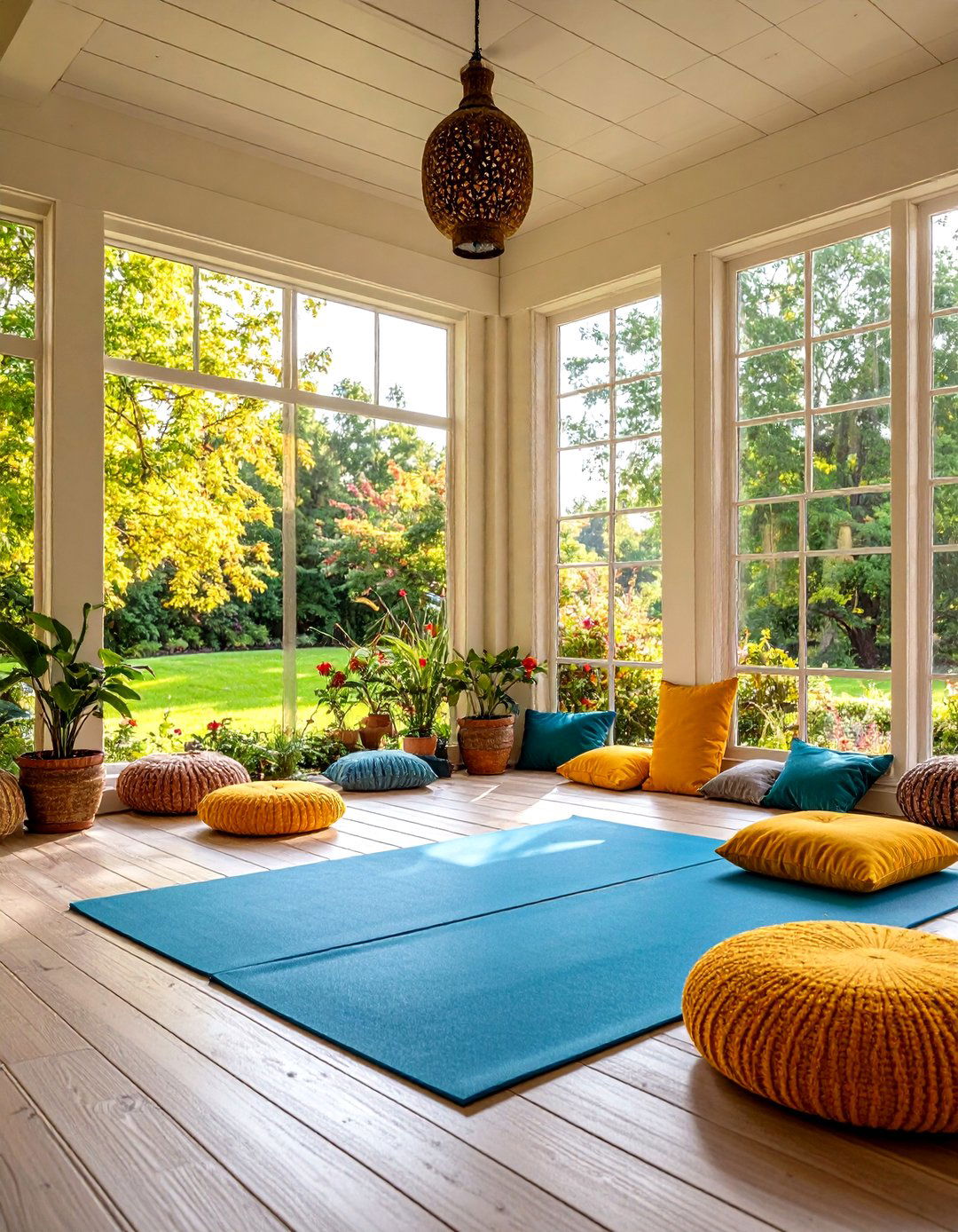 Porch Sunroom as a Yoga and Meditation Space - 30 porch sunroom ideas