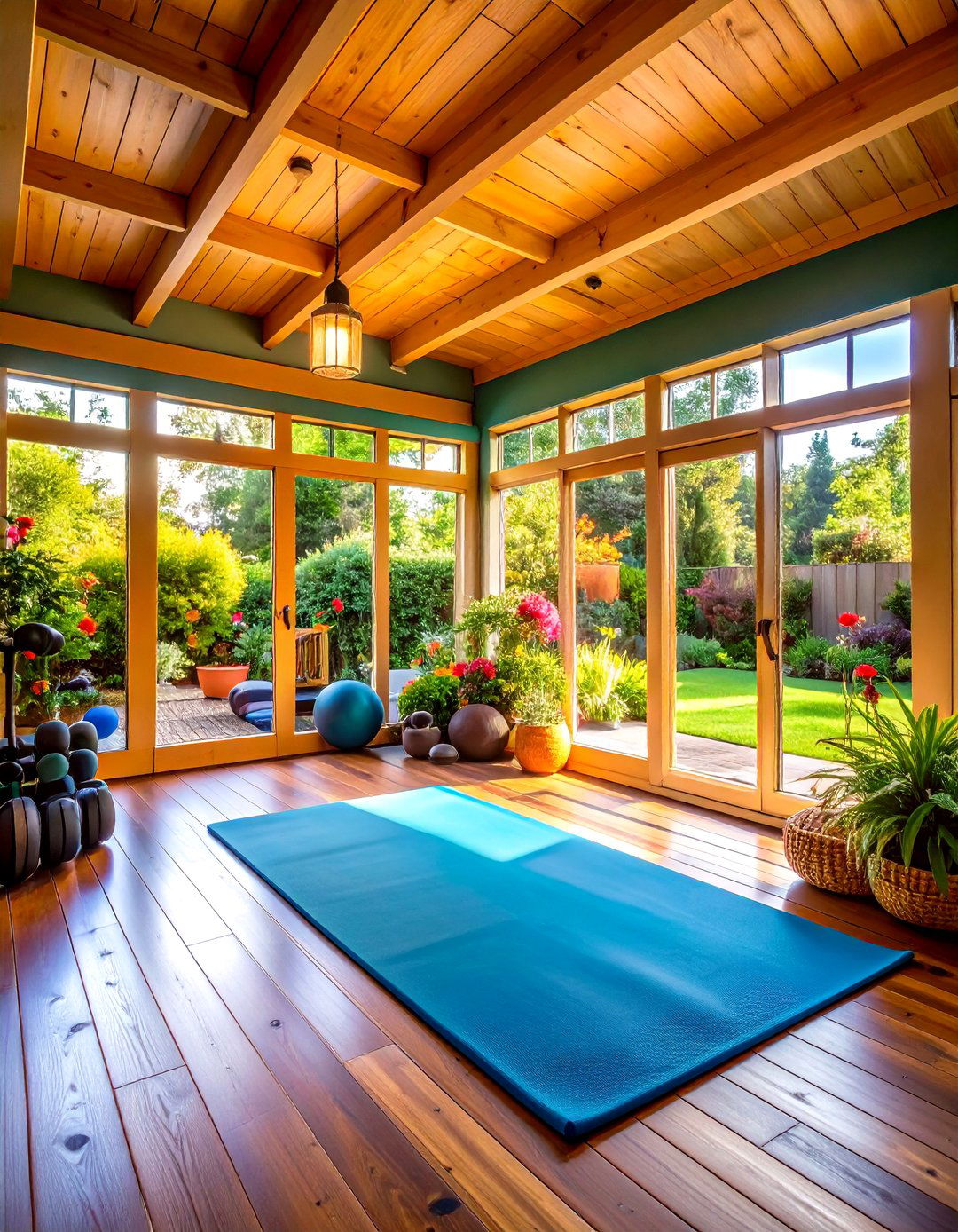 Porch Sunroom for a Home Gym - 30 porch sunroom ideas