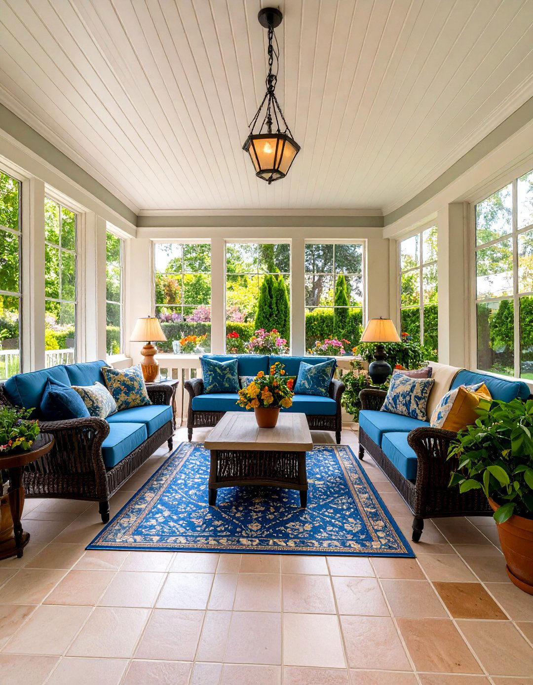 Porch Sunroom with Heated Floors - 30 porch sunroom ideas