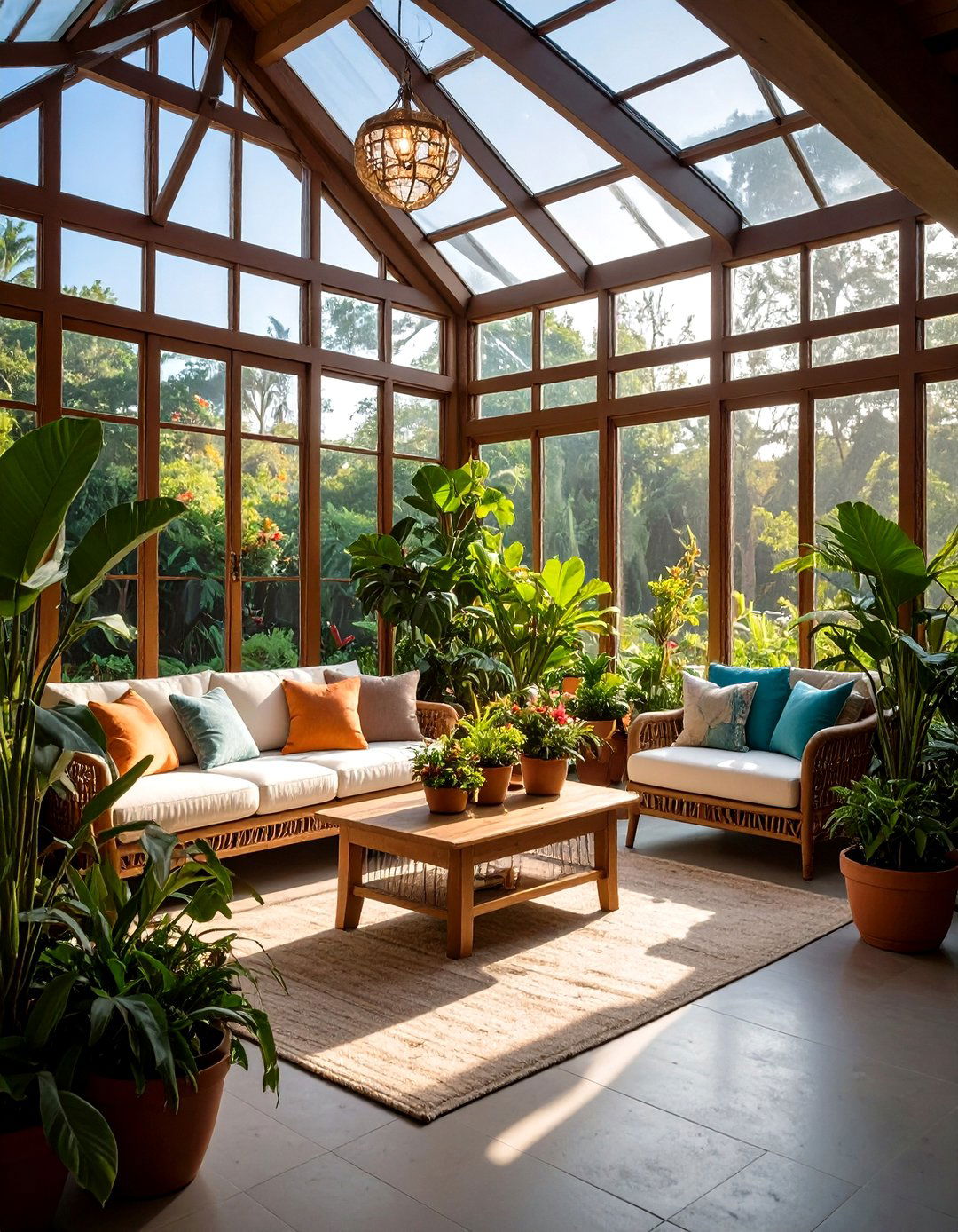 Porch Sunroom with a Greenhouse Section - 30 porch sunroom ideas
