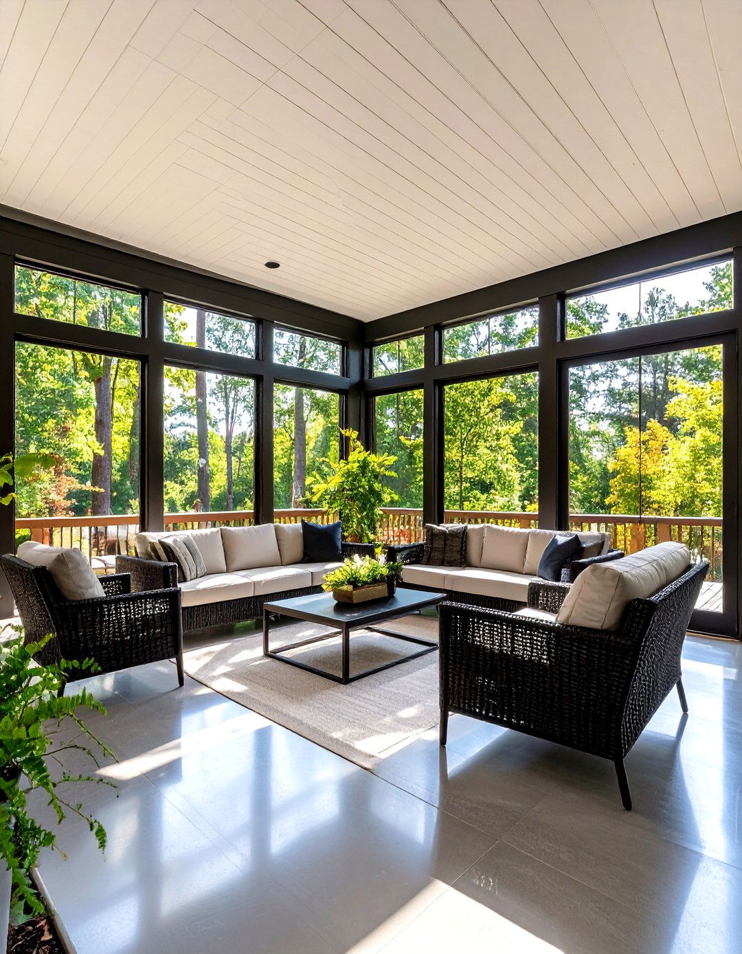 30 Bright Porch Sunroom Ideas for Your Home - We Love Home Blog