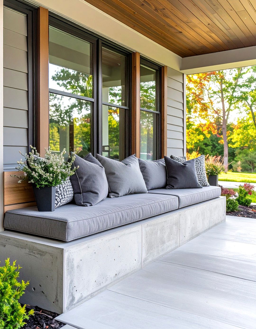 30 House Modern Front Porch Ideas for a Sleek Entrance - We Love Home Blog