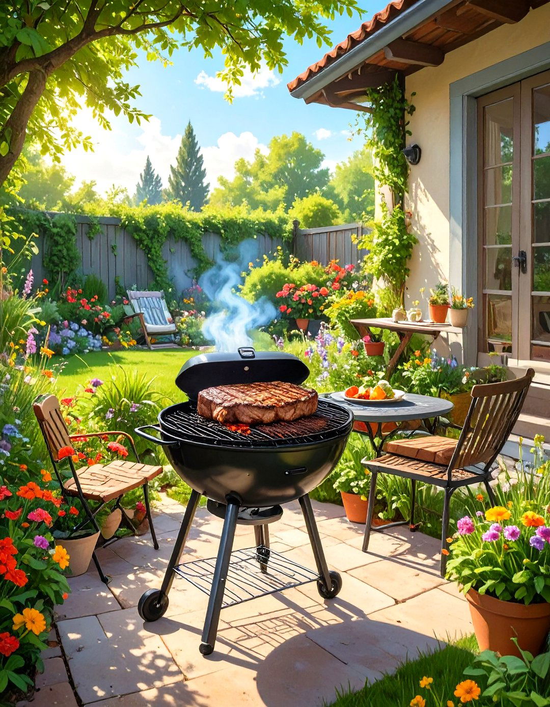 Portable Infrared Grill - 30 small patio grill ideas