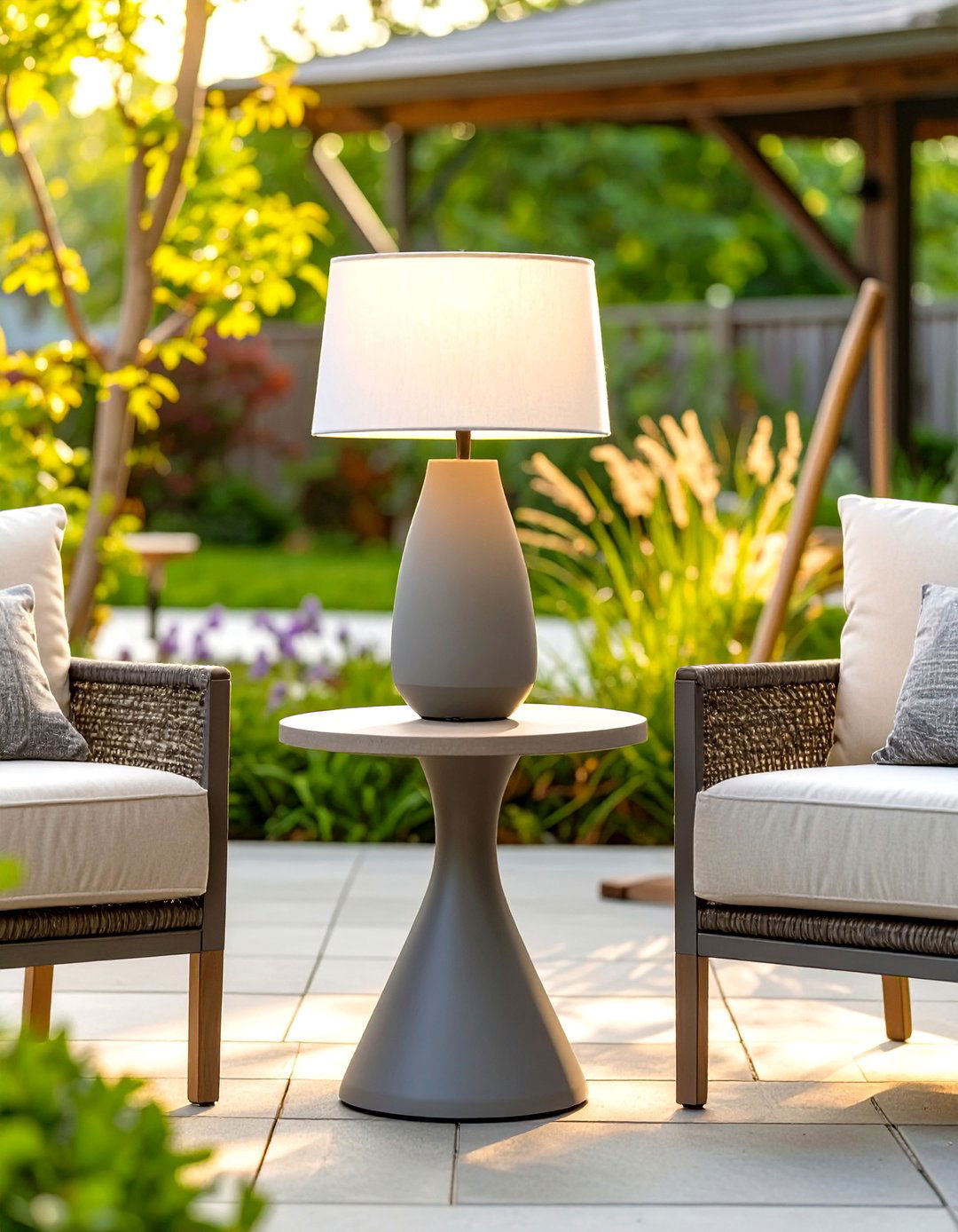 Portable Outdoor Table Lamps - 30 outdoor patio lighting ideas