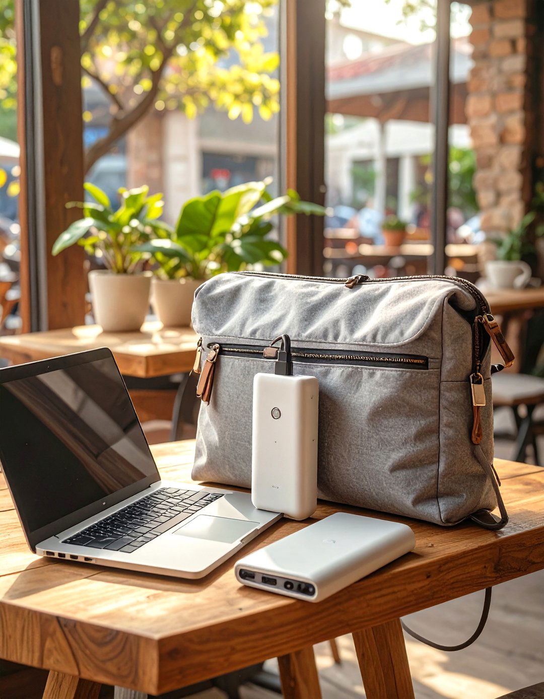 Portable Power Bank and Tech Pouch - 30 office  gift ideas