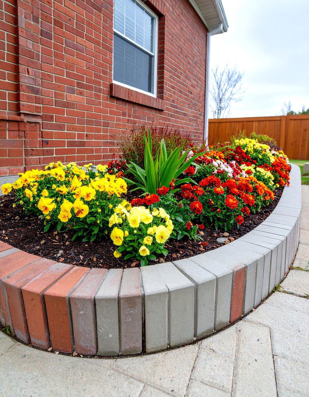 Poured Concrete Curbing - 30 landscaping edging ideas