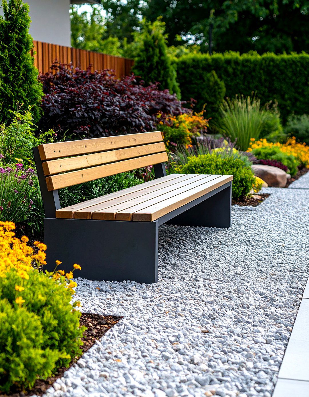 Poured Concrete Outdoor Bench Seating - 30 outdoor seating ideas