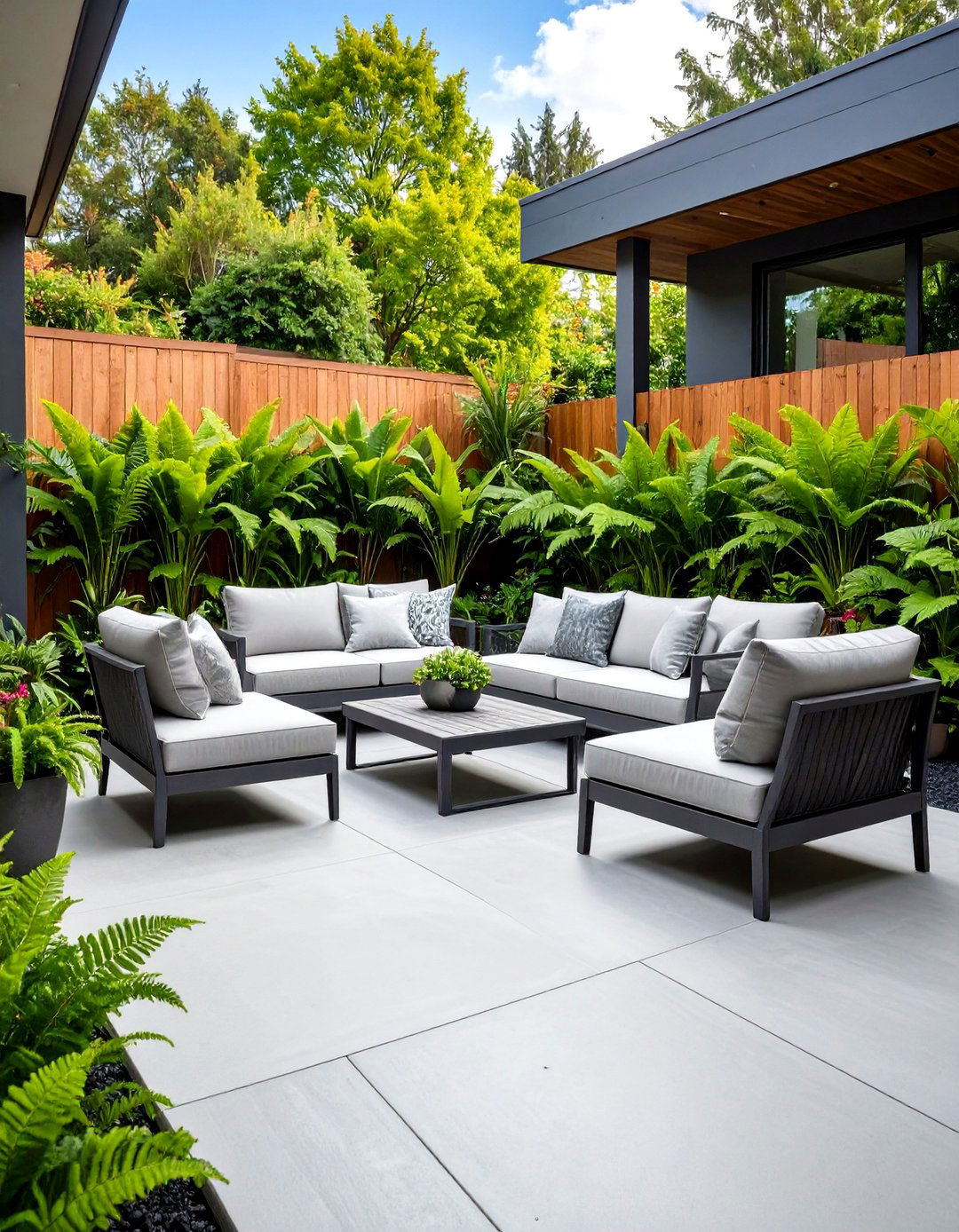Poured Concrete Patio Floor - 30 patio floor ideas