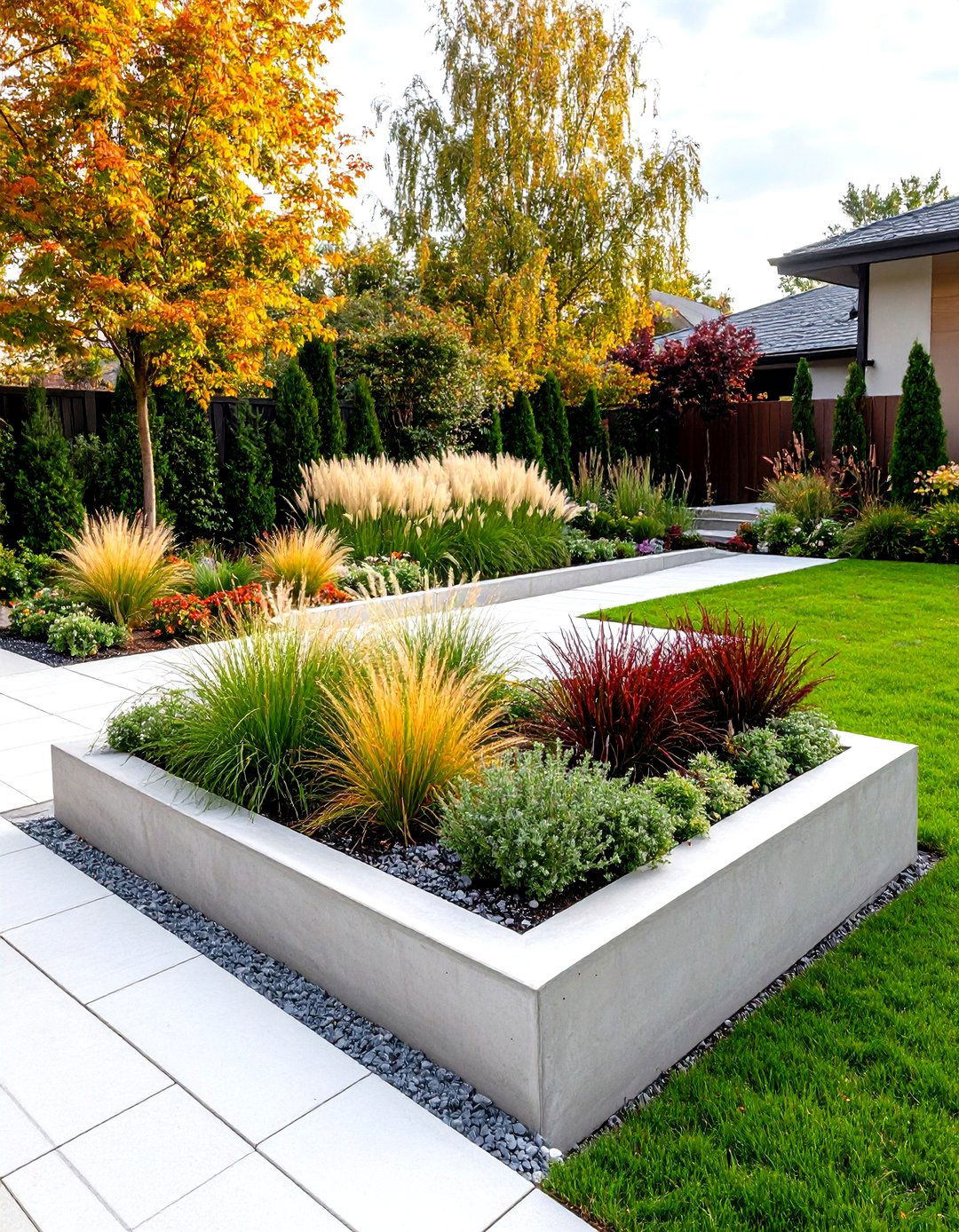 Poured Concrete Raised Garden Bed - 30 raised garden bed designs
