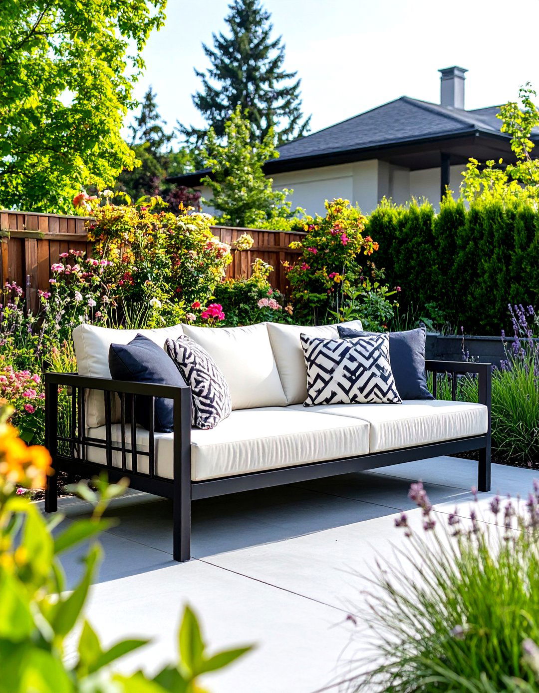 Powder Coated Steel Frame Seating - 30 patio furniture ideas