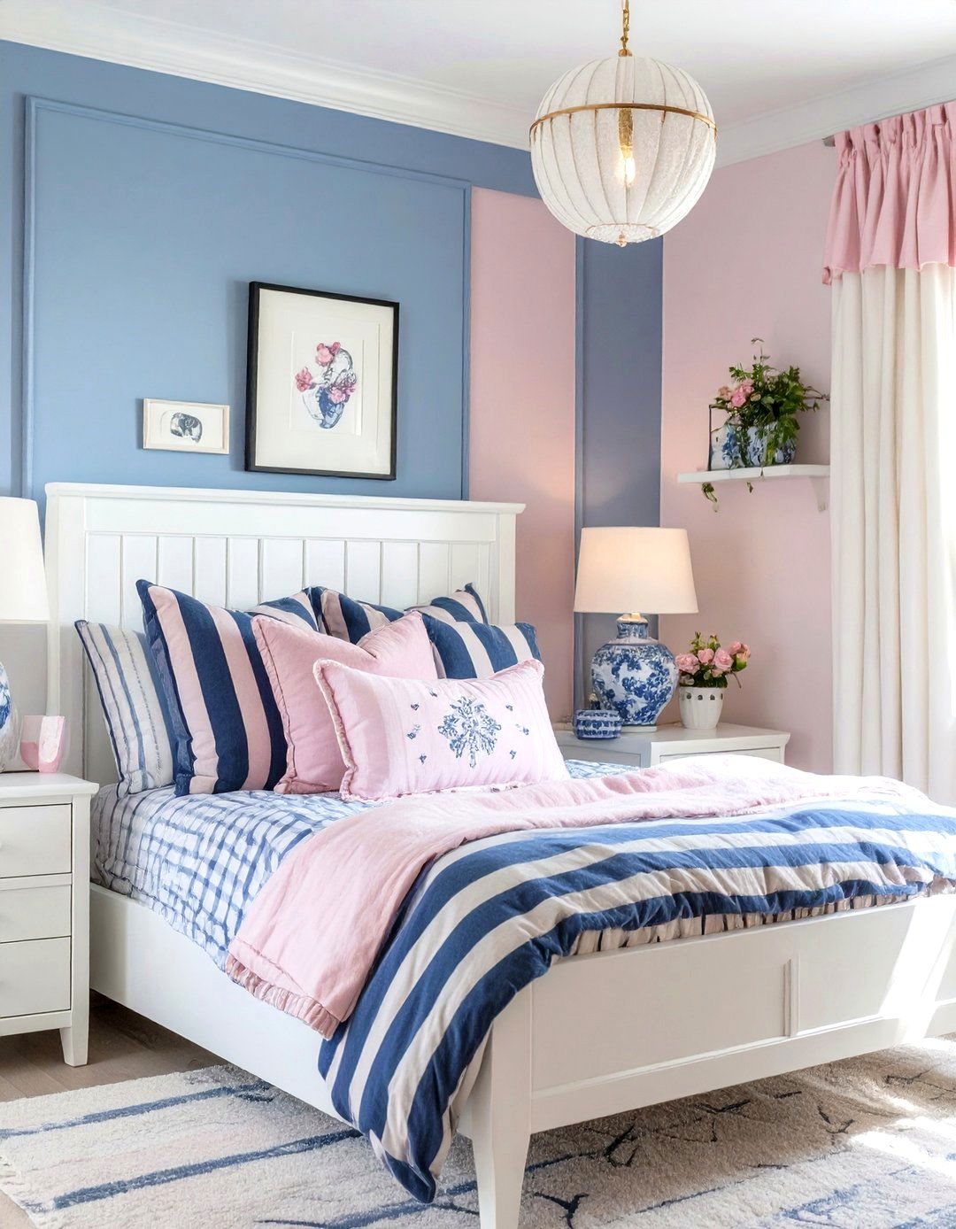 Preppy Chic Dorm Room - 30 college dorm ideas