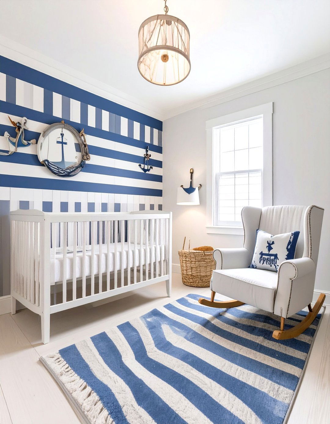 Preppy Nautical Nursery - 30 nursery inspo ideas