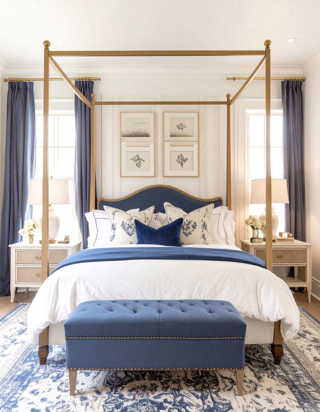 Preppy and Polished Guest Quarters - 30 guest room decor ideas