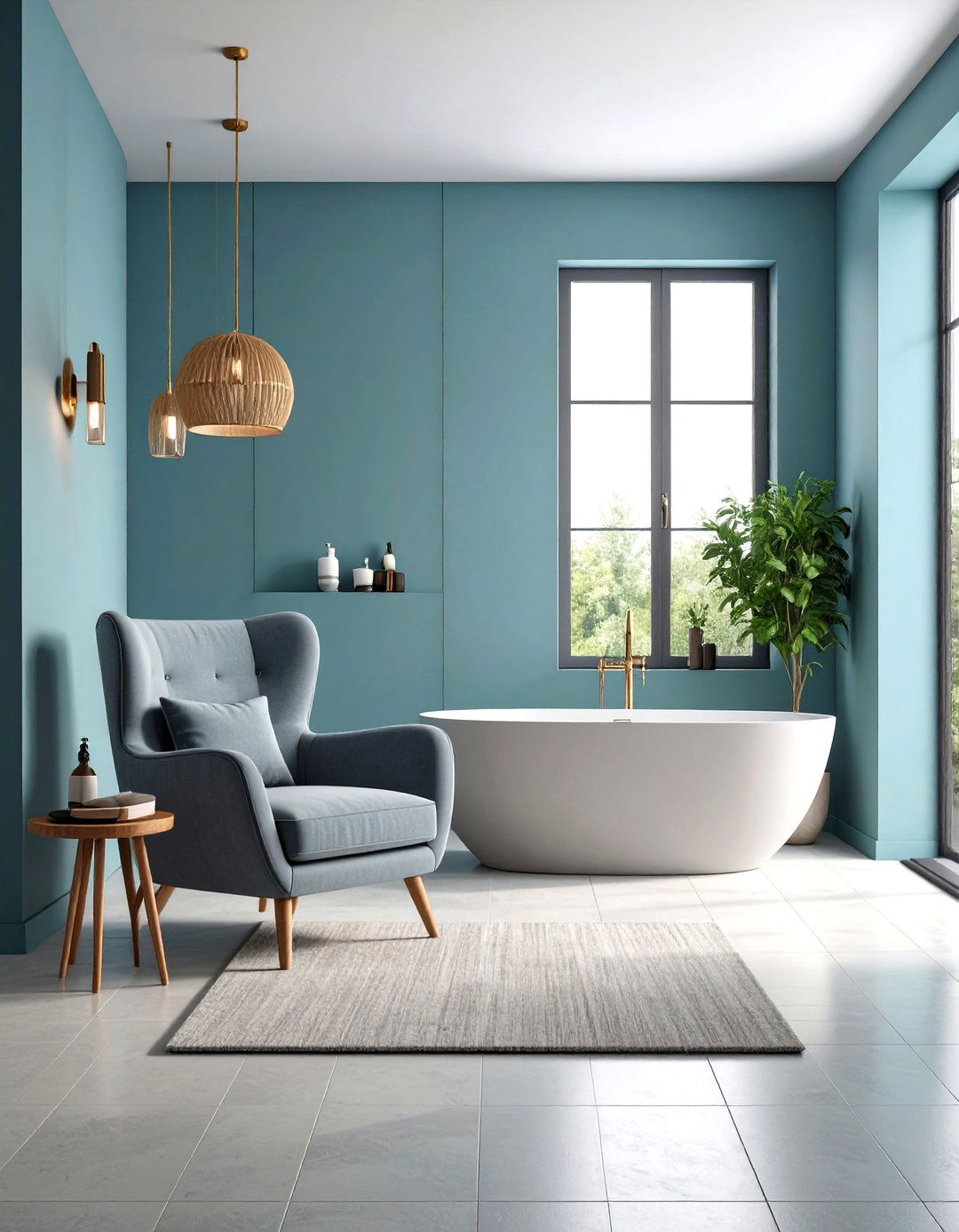 Primary Bathroom with a Seating Area - 30 primary bathroom ideas