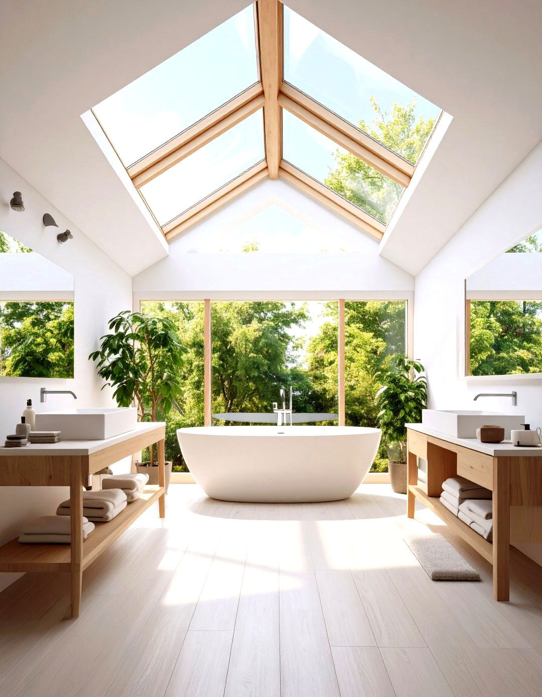 Primary Bathroom with a Skylight - 30 primary bathroom ideas