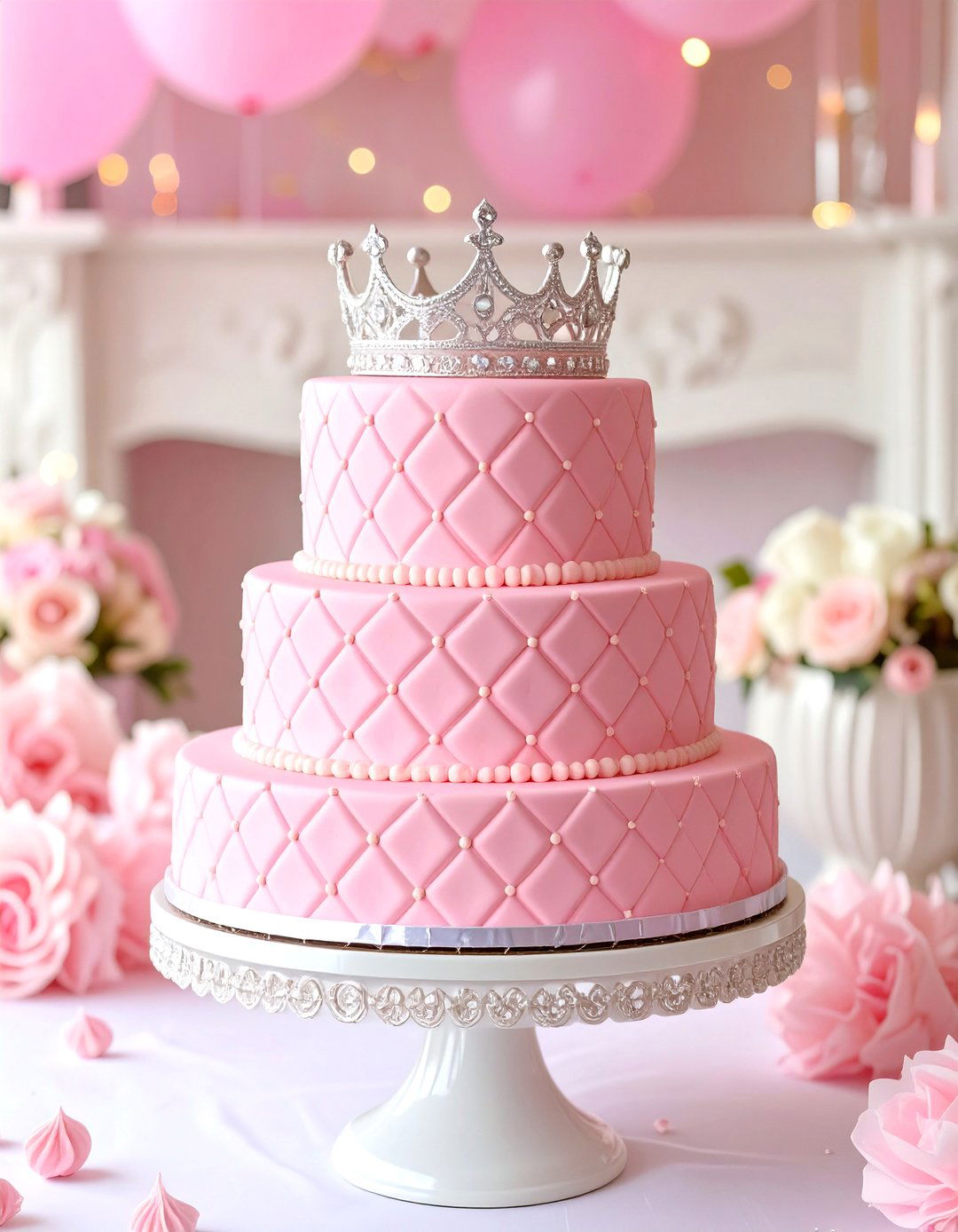 Princess or Prince Crown Cake - 30 baby shower cake ideas
