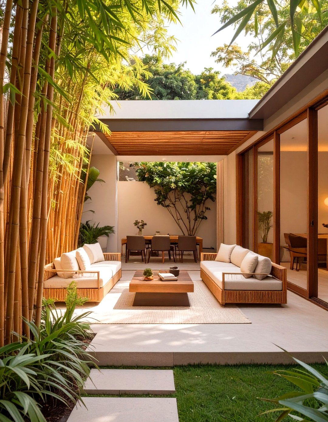 Privacy Focused Outdoor Sanctuary - 30 outdoor living space ideas