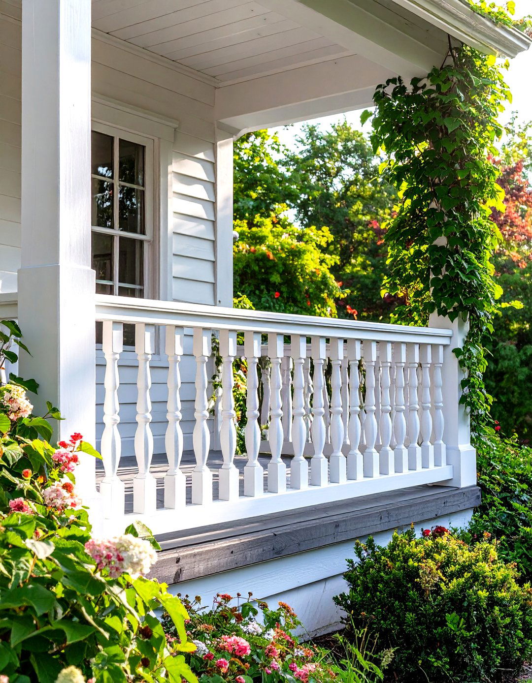30 Wood Front Porch Railing Ideas for Classic Style