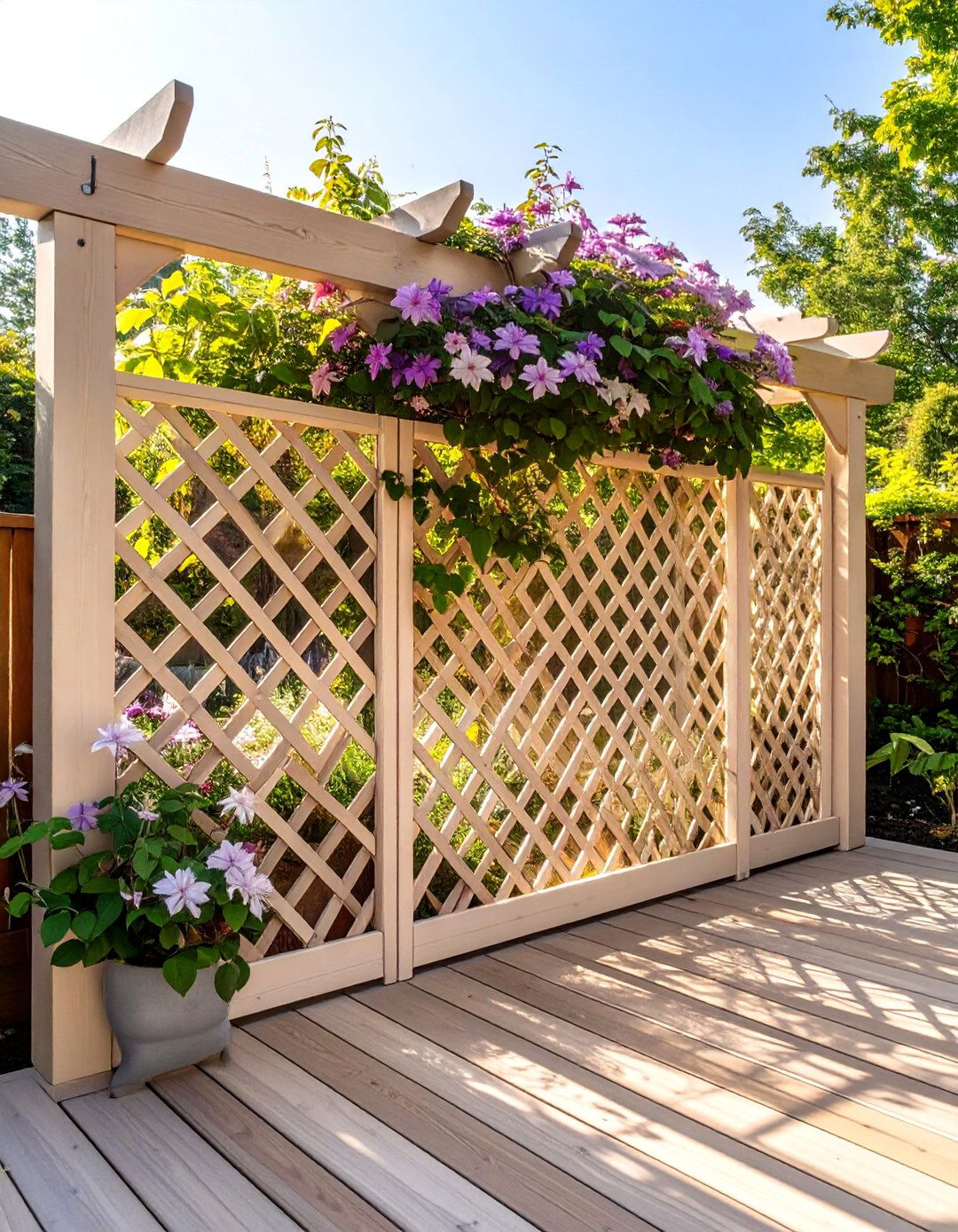 30 Deck Lattice Ideas for Privacy and Better Storage - We Love Home Blog