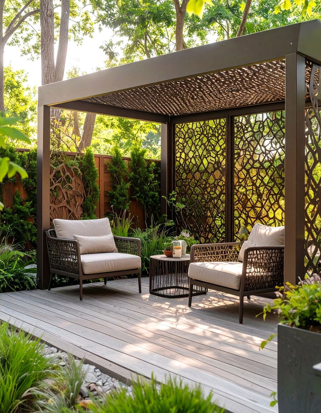 Privacy Screen Deck Furniture - 30 deck furniture ideas