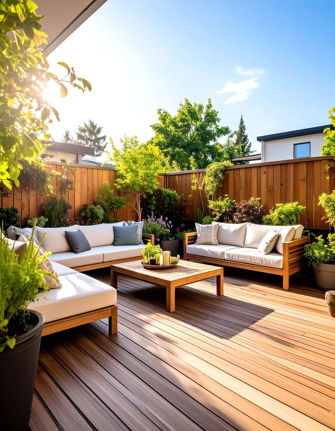 Privacy Screen Deck Railing - 30 deck railings ideas