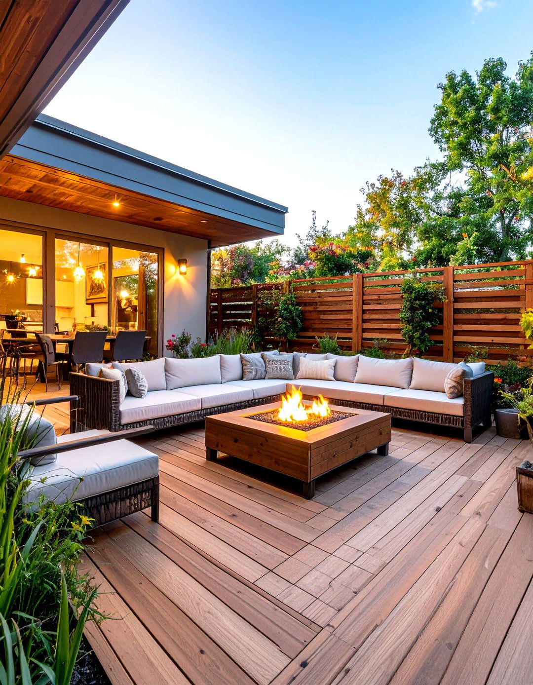 Privacy Screen Deck Rails - 30 deck rails ideas