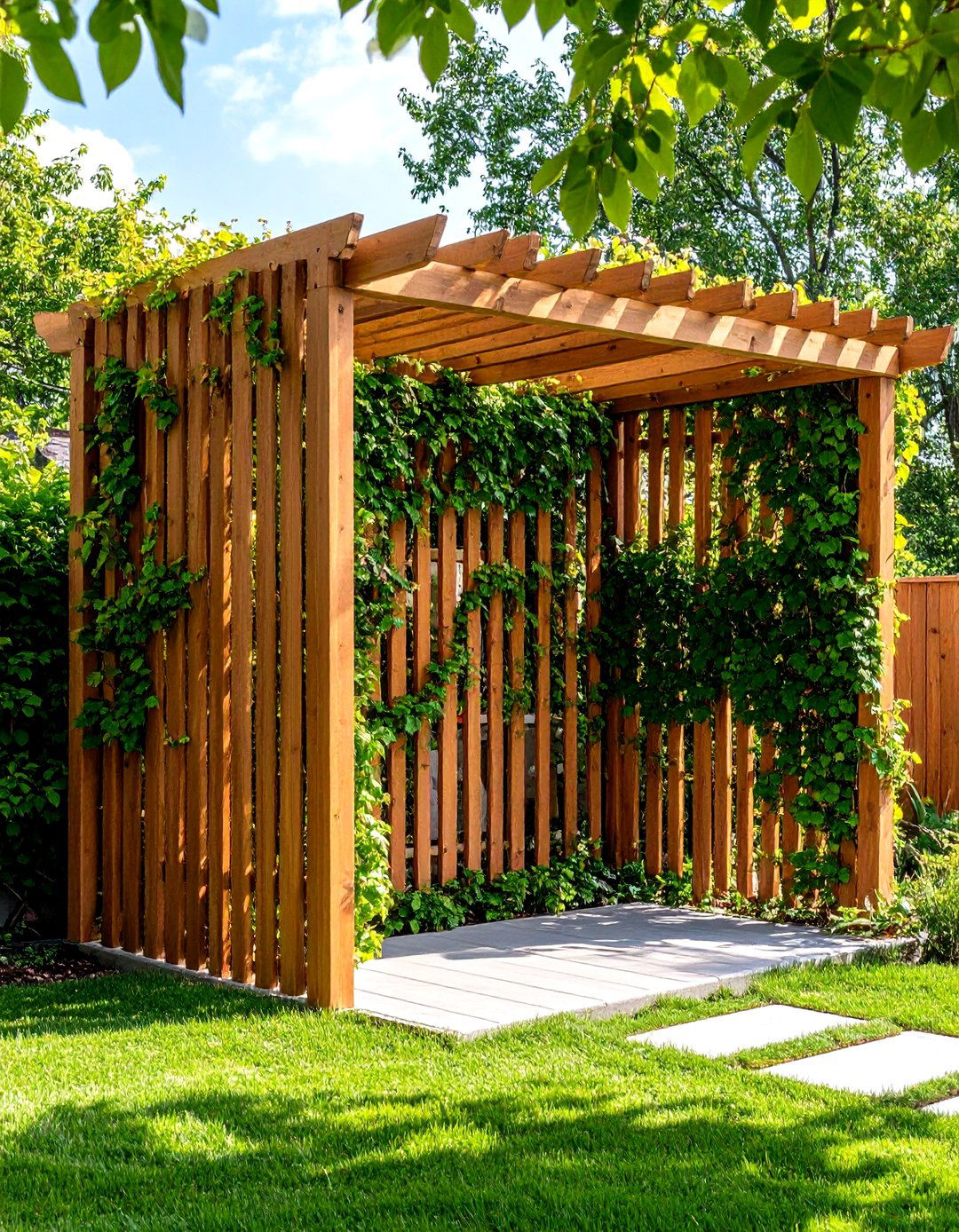Privacy Screen Garden Trellis - 30 garden trellis ideas