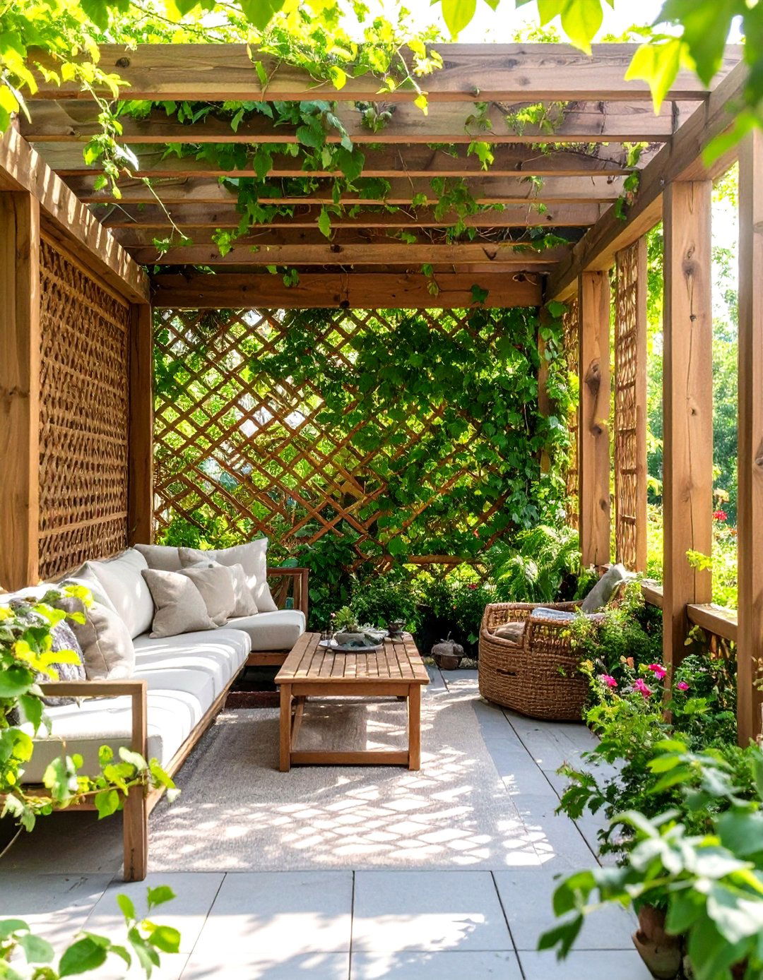 Privacy Screen Oasis Back Porch - 30 back porch decorating ideas