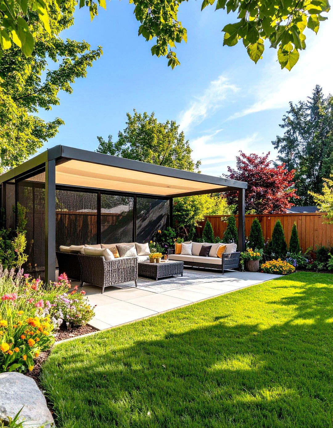 Privacy Screen Patio Enclosure - 30 patio enclosures ideas