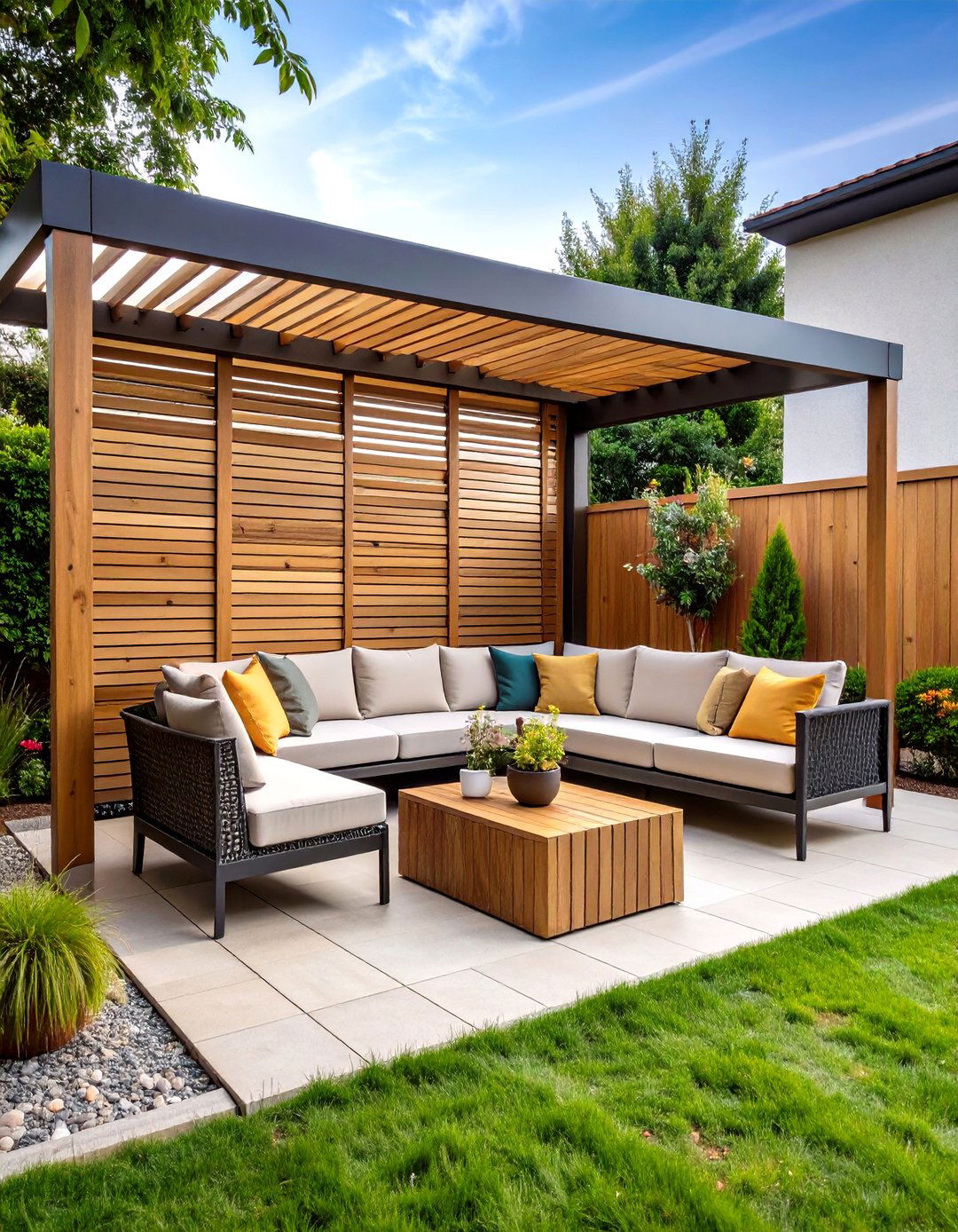 Privacy Screens for a Secluded Patio - 30 patio decorating ideas