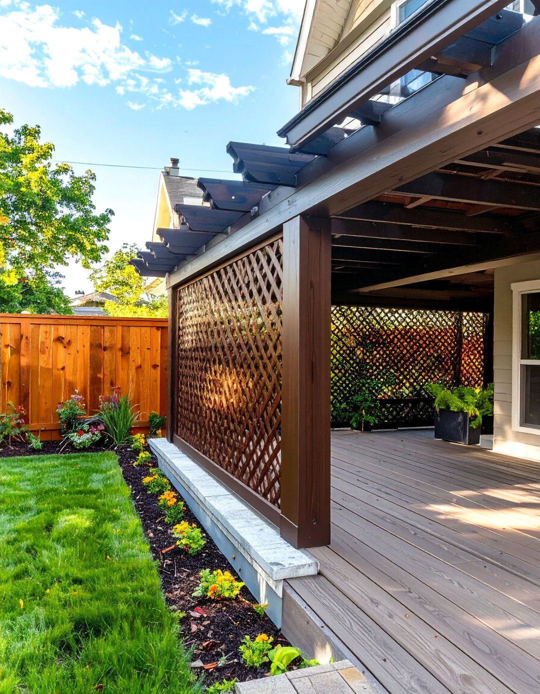 30 Creative Under Deck Lattice Ideas for Your Yard - We Love Home Blog