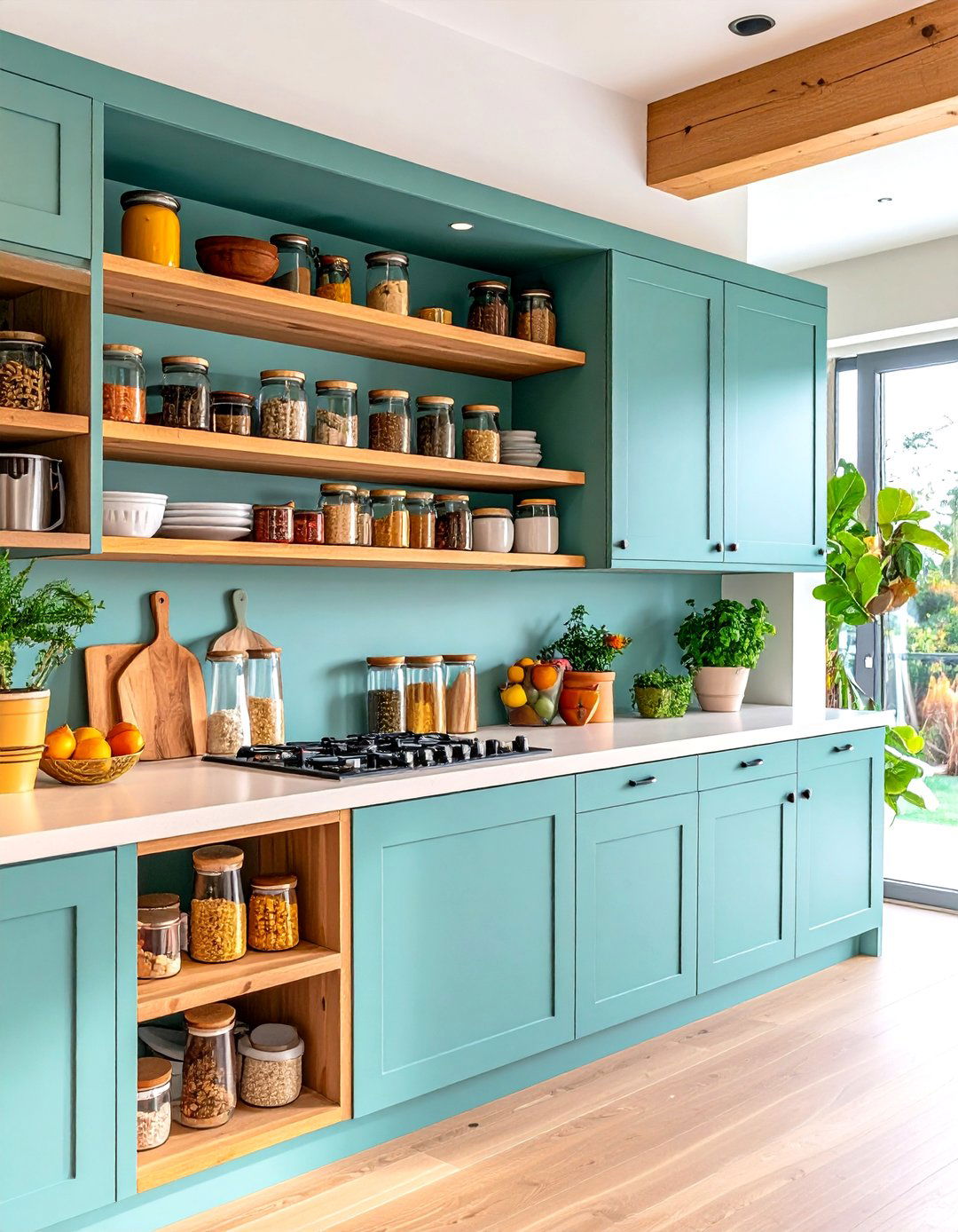 Pull Down Cabinet Shelving - 30 kitchen cabinet storage ideas