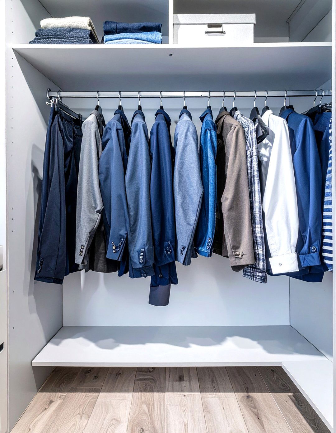 Pull Out Pants Rack - 30 walk in closet organization ideas