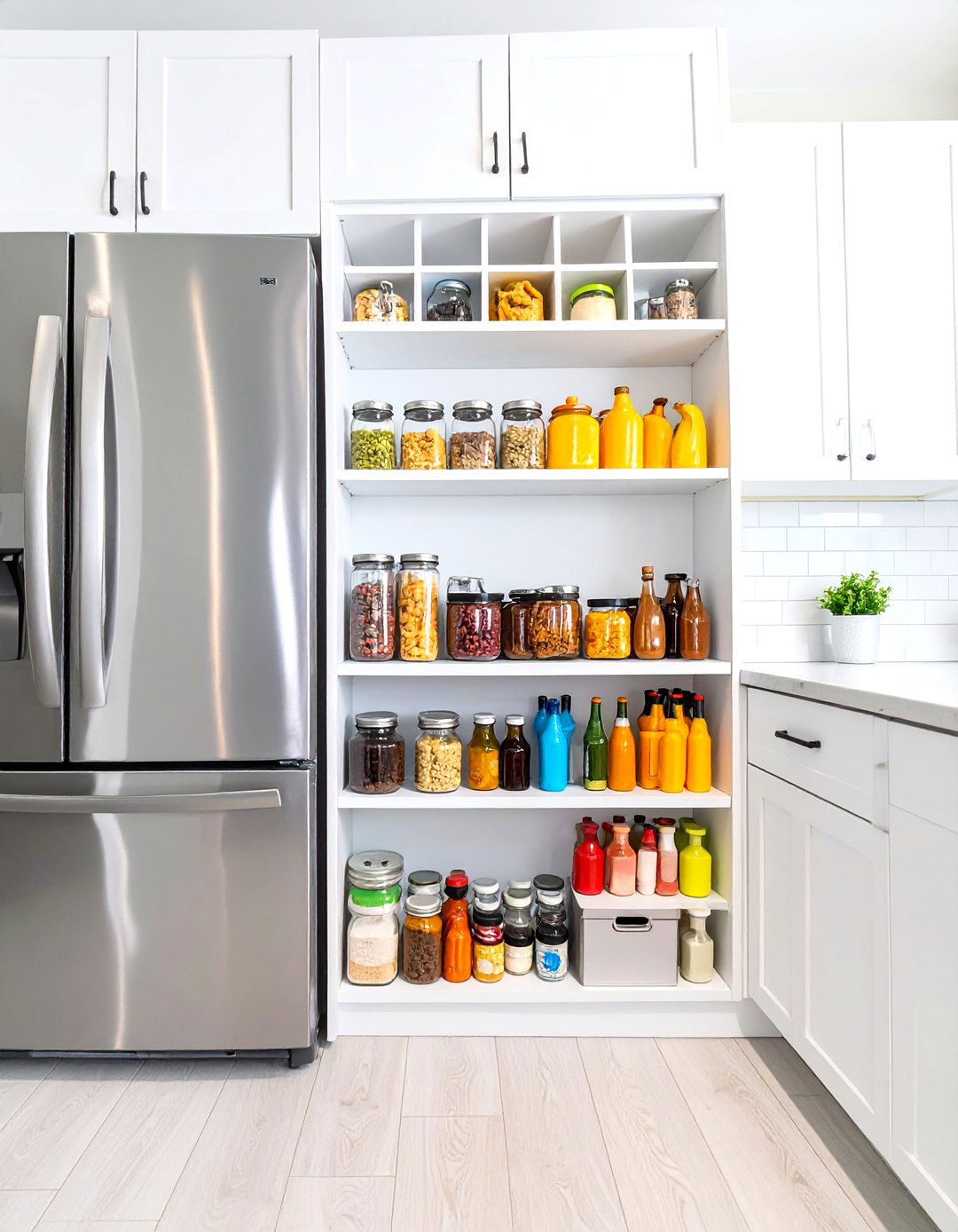 Pull Out Vertical Small Pantry - 30 small kitchen small pantry ideas