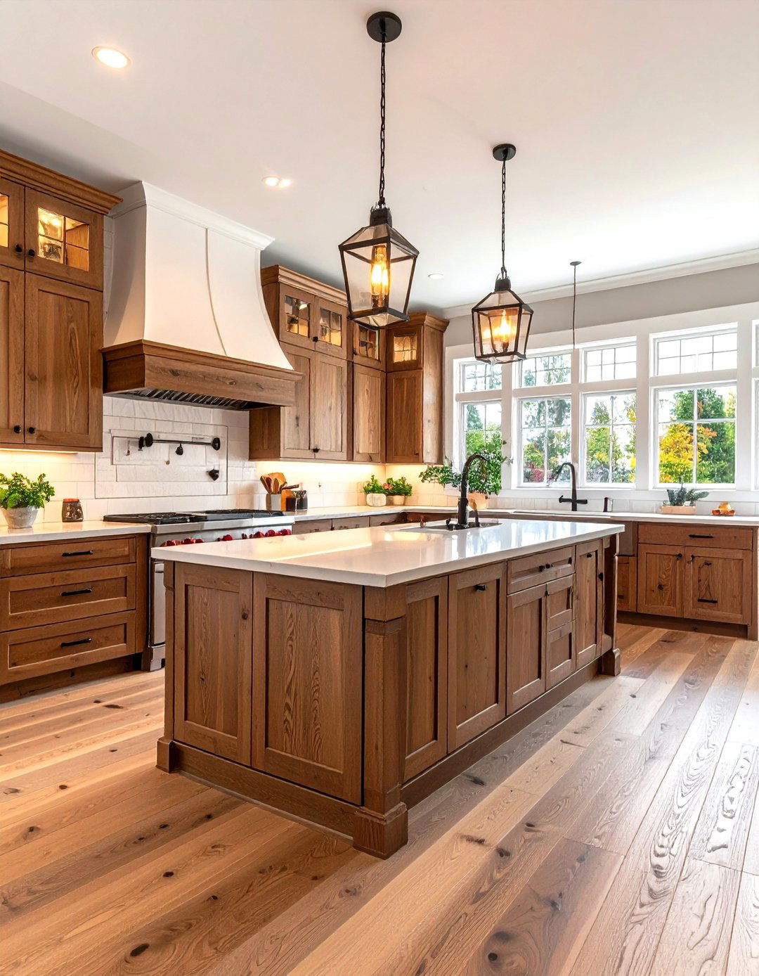 Quarter Sawn Oak Kitchen Floor - 30 kitchen floors ideas