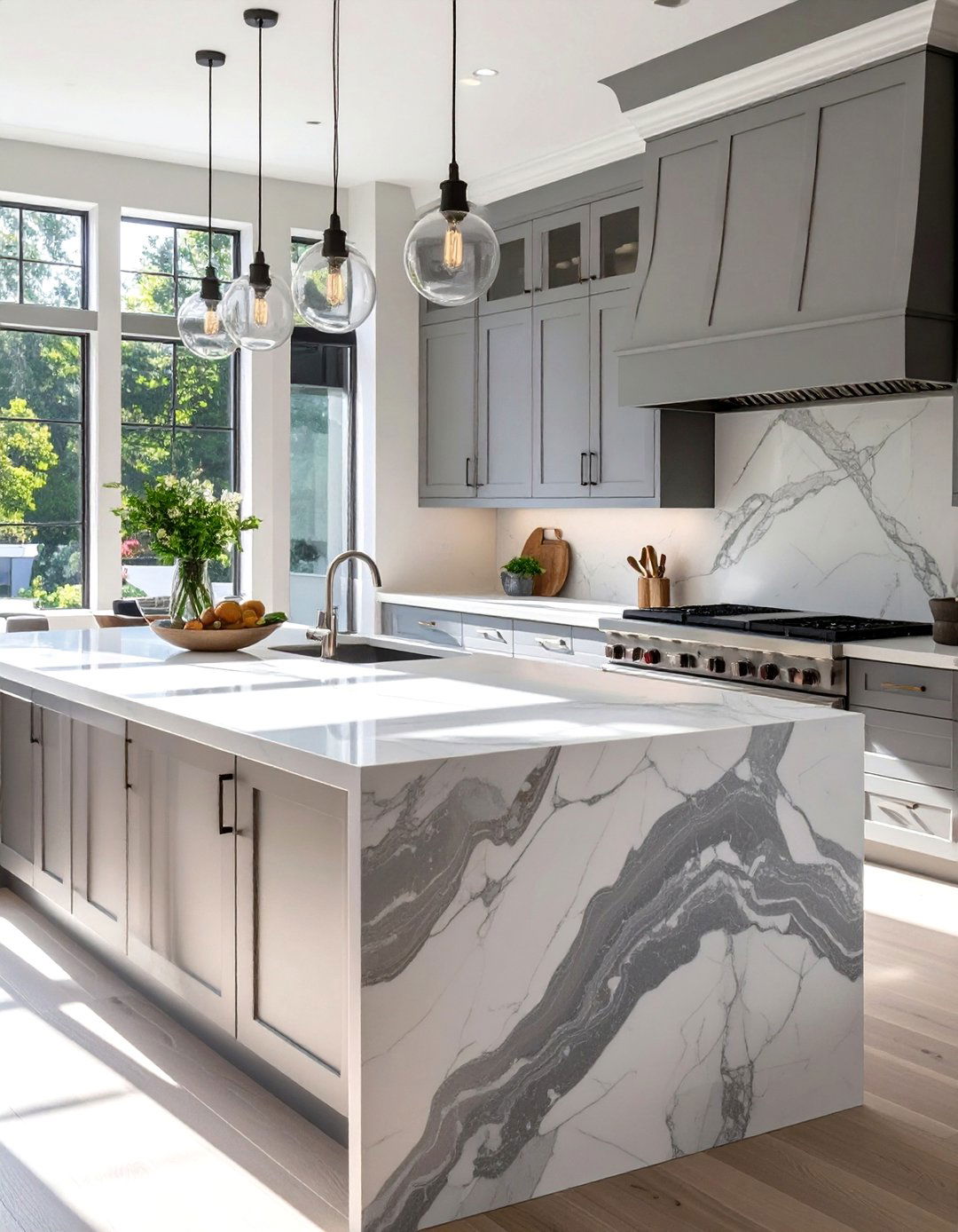 Quartzite Countertop Kitchen Renovation - 30 what are the top kitchen renovation trends ideas