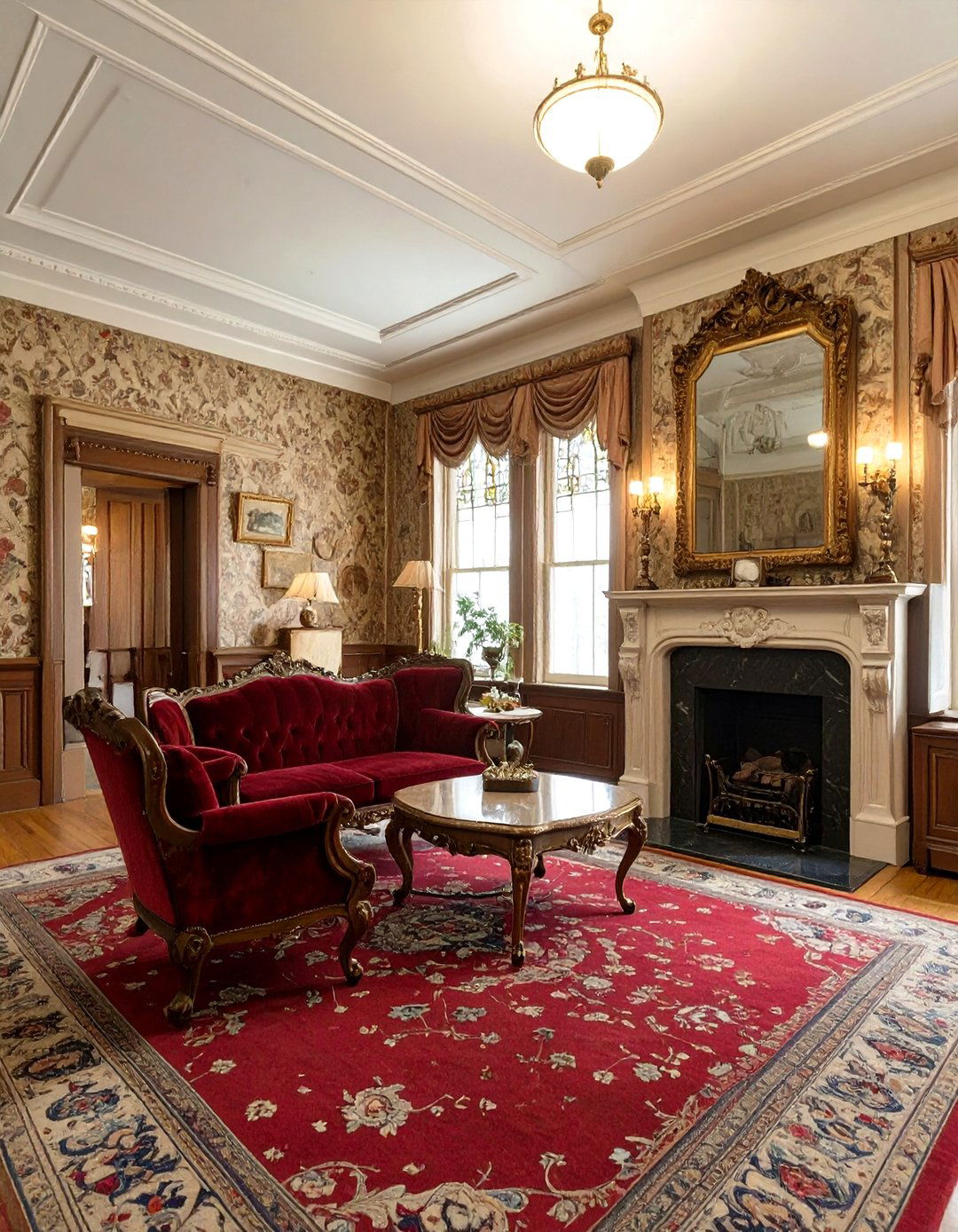 Queen Anne Victorian Parlor - 30 interior design photos ideas