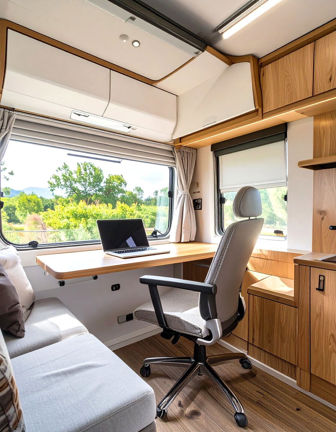 RV Convertible Office Space - 30 rv interior design ideas