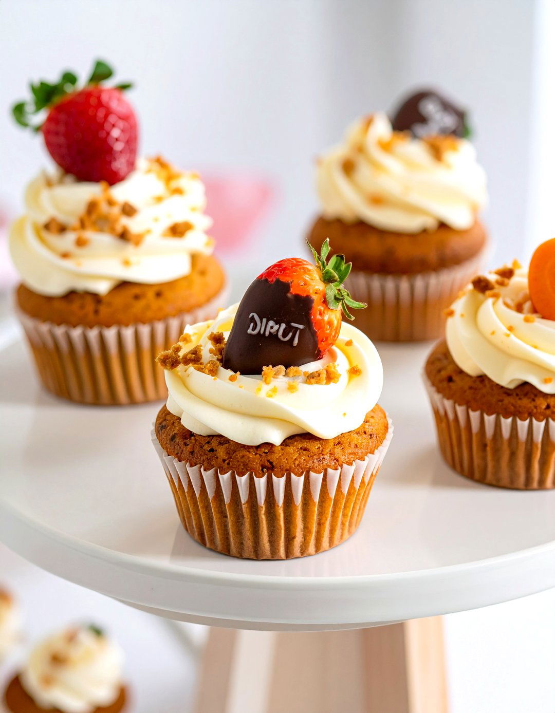 Rabbits Carrot Patch Cupcakes - 30 winnie the pooh baby shower ideas