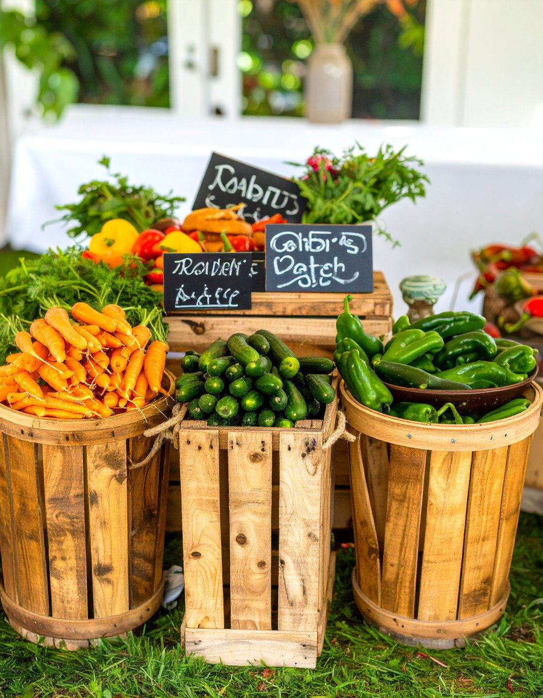 Rabbits Garden Vegetable and Dip Station - 30 winnie the pooh baby shower ideas