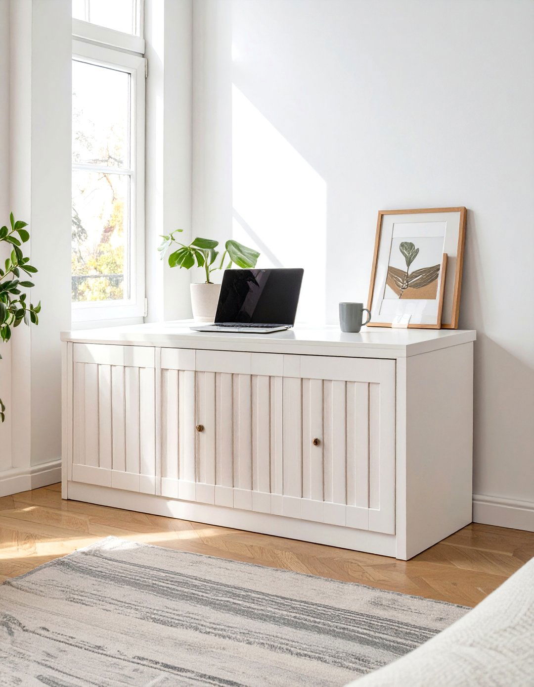 Radiator Cover Shelf Small Office - 30 small office ideas for work