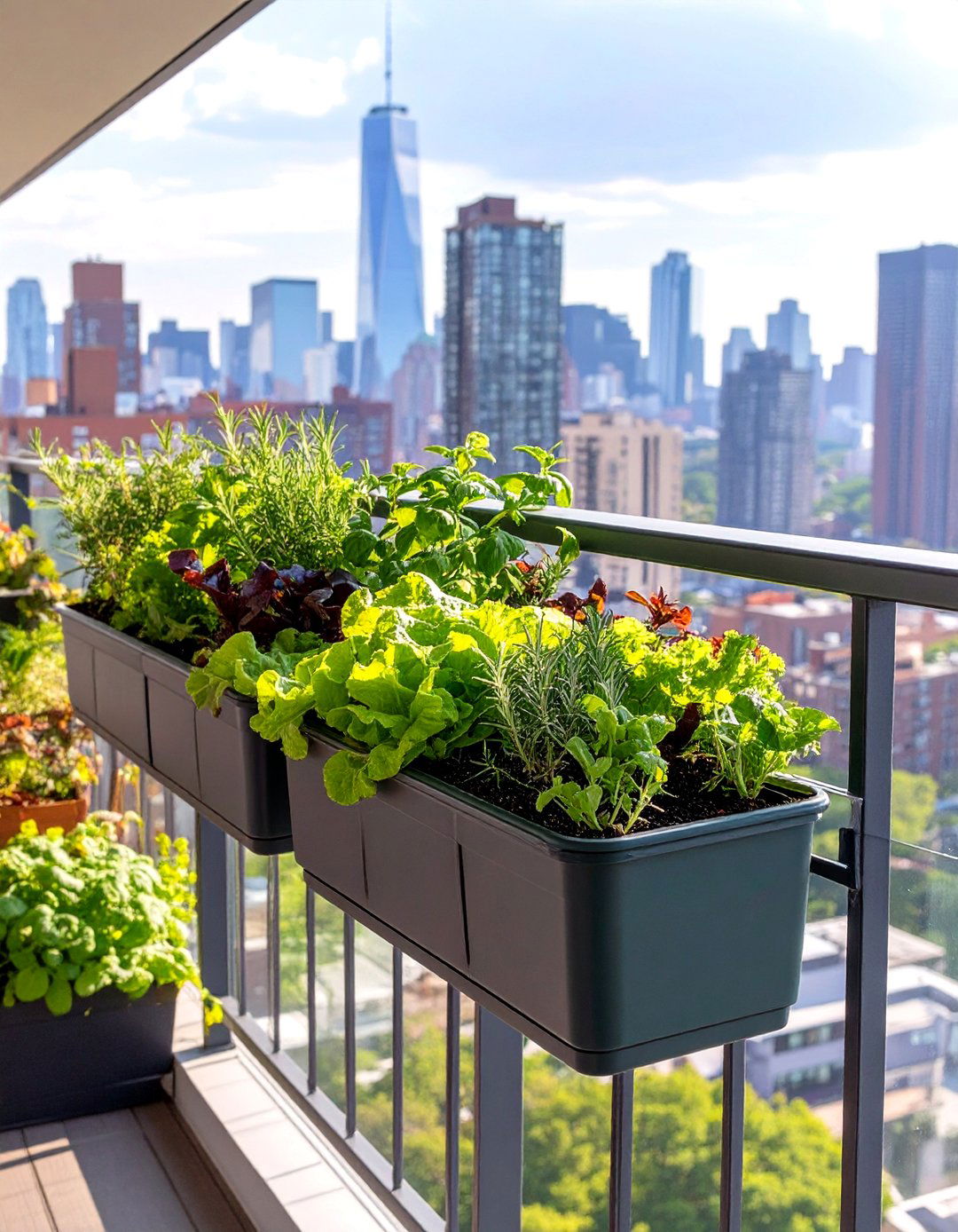 Railing Planter Small Vegetable Garden - 30 small vegetable garden ideas