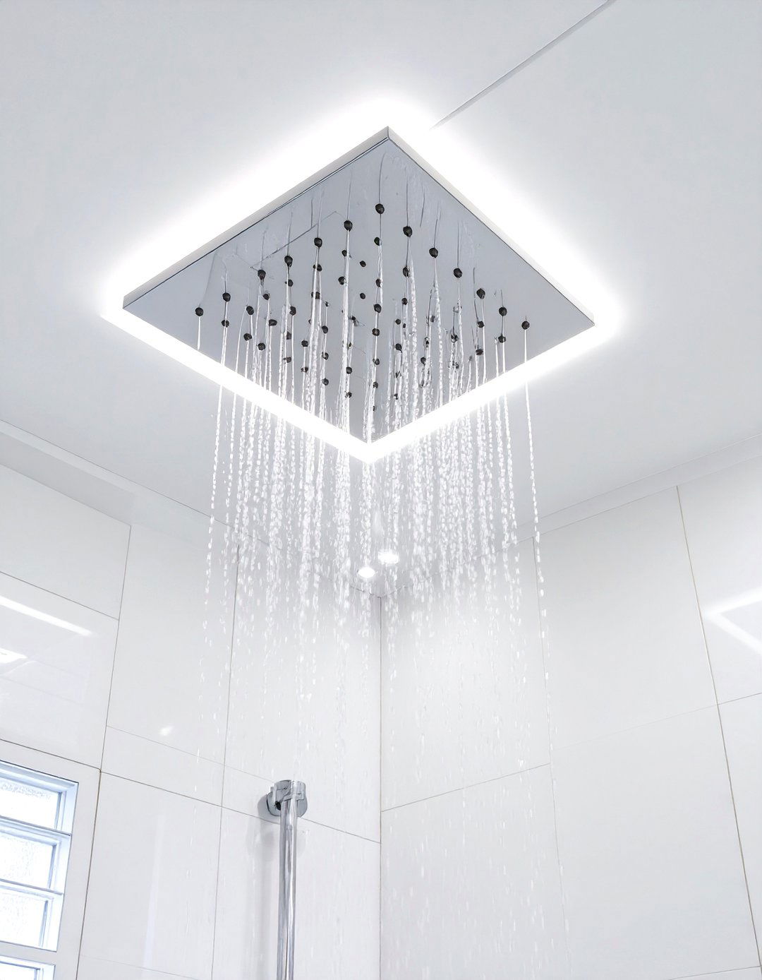 Rain Shower Head Integrated Ceiling - 30 shower ceiling ideas