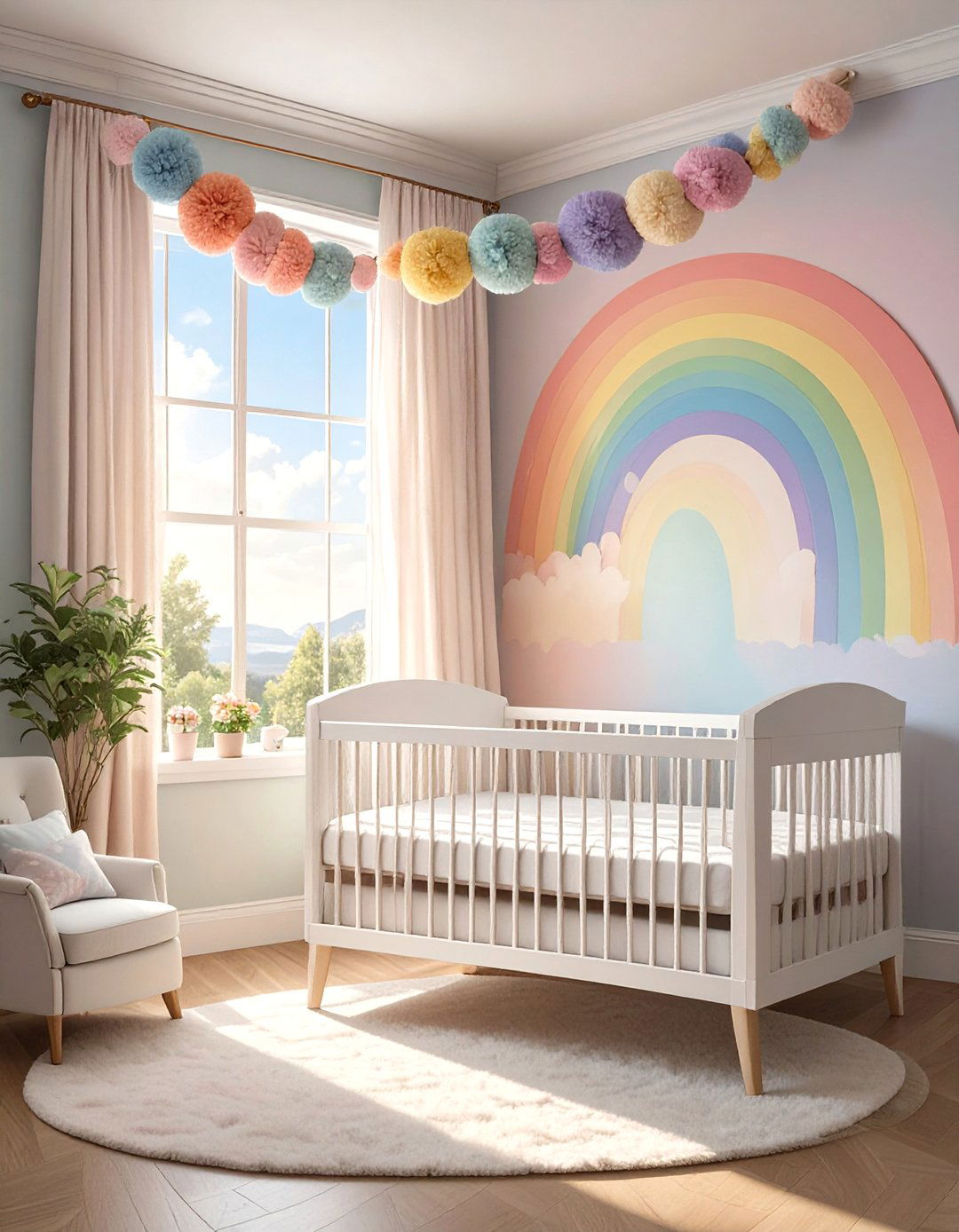 Rainbow Hues Baby Room - 30 baby room decor ideas