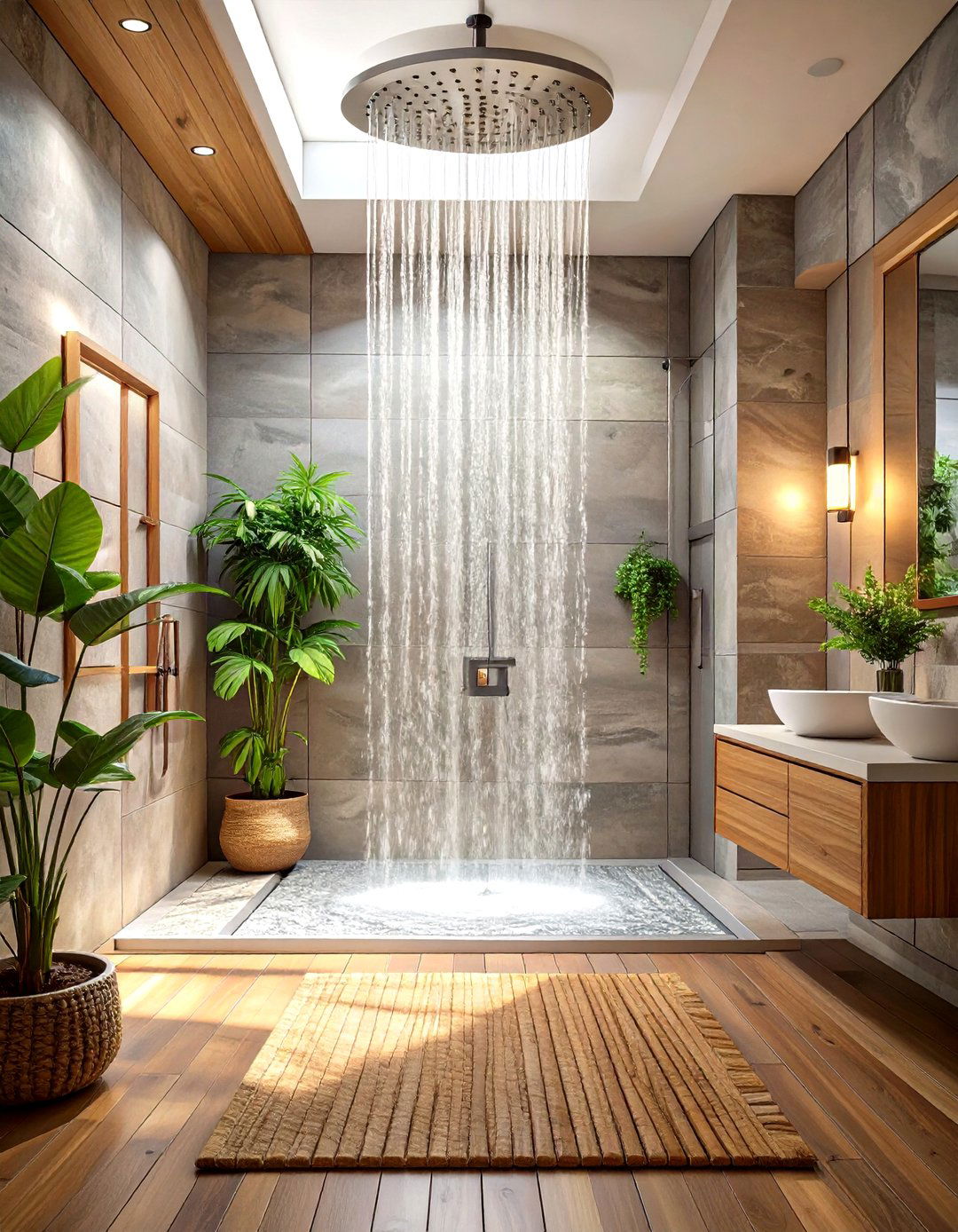Rainfall Shower Head Installation - 30 shower designs