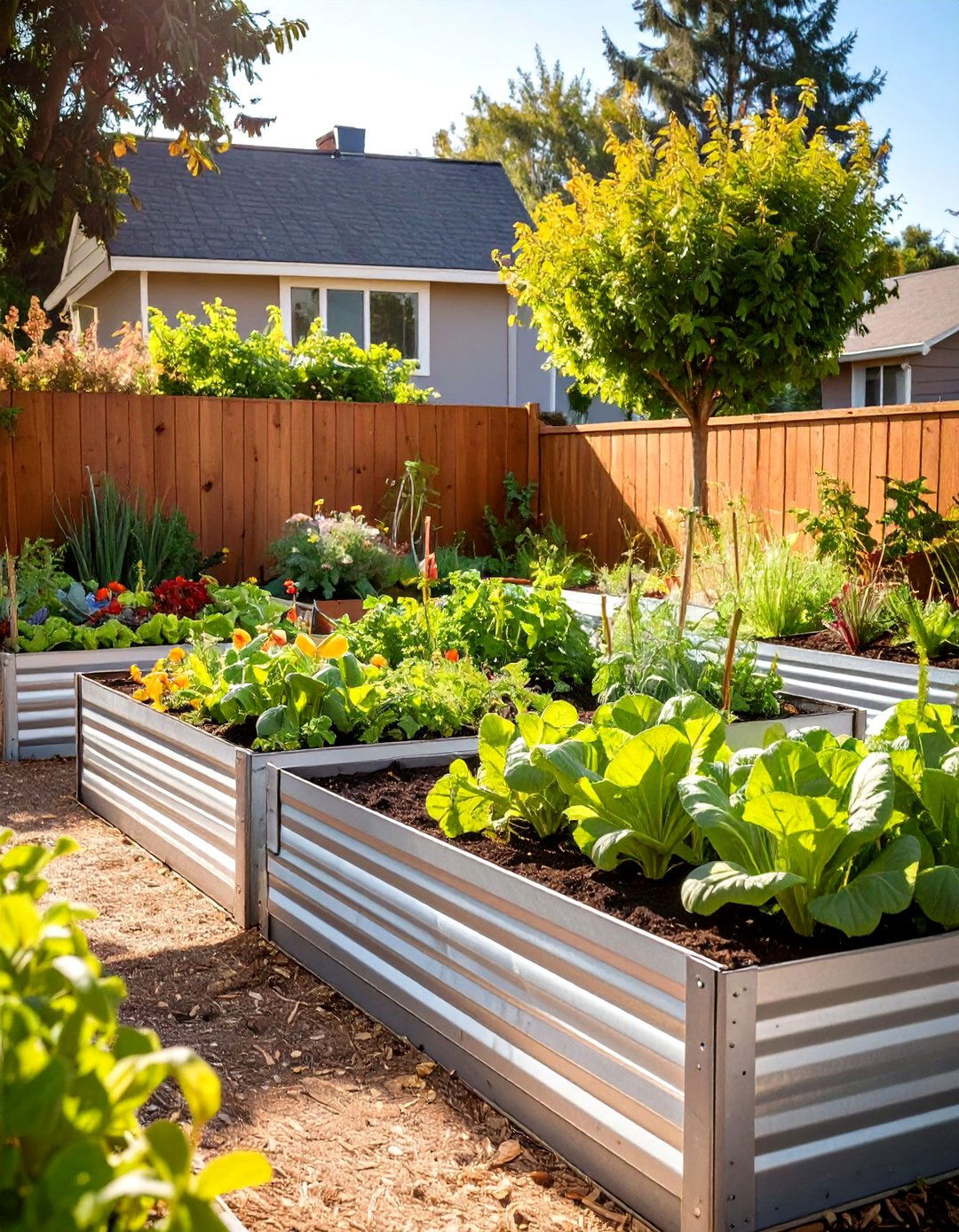 Raised Bed Kitchen Garden Planters - 30 backyard planter ideas