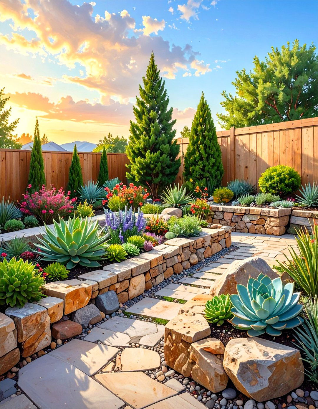 Raised Bed Rock Garden - 30 simple rock garden ideas