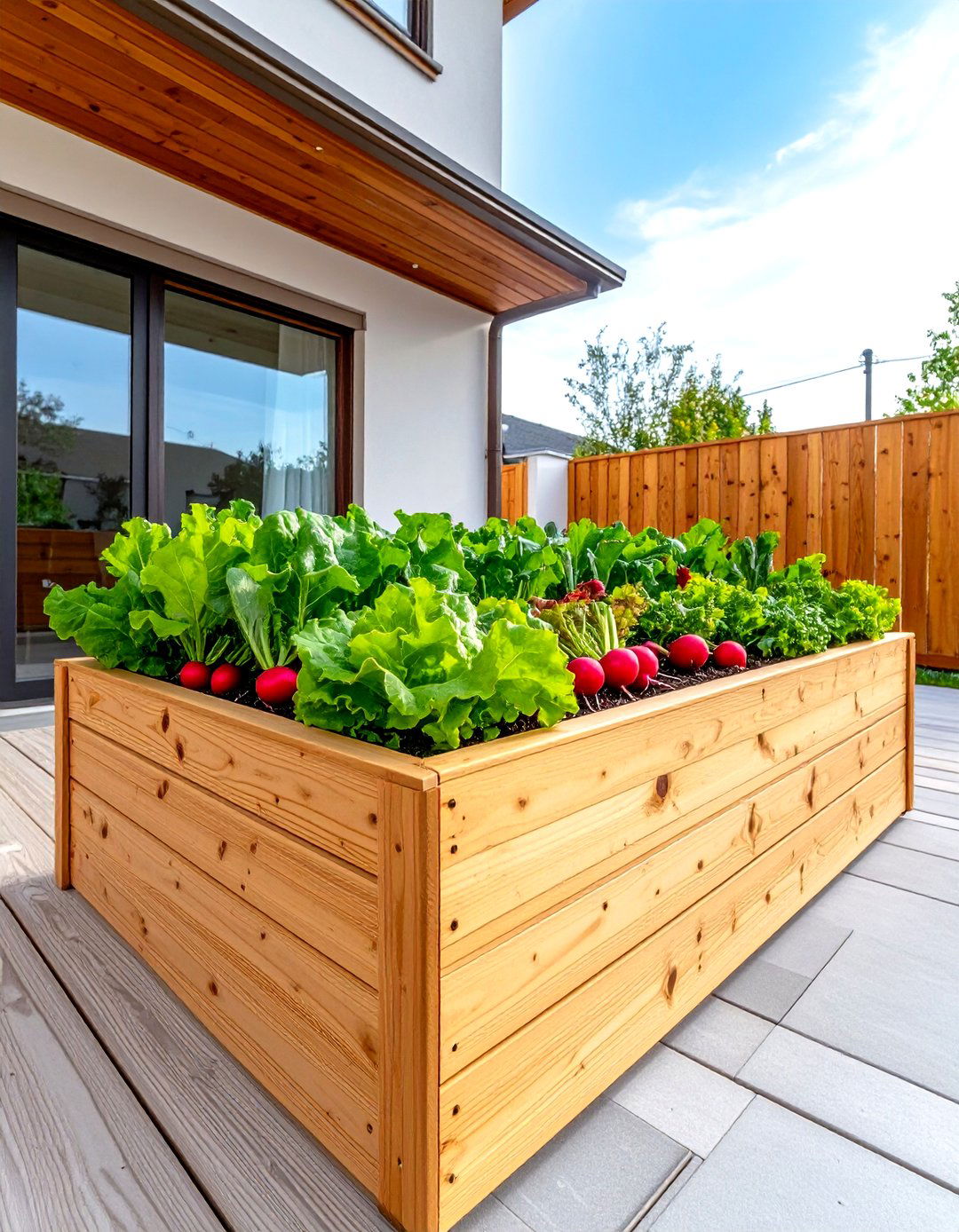 Raised Bed Vegetable Patio Garden - 30 patio garden ideas
